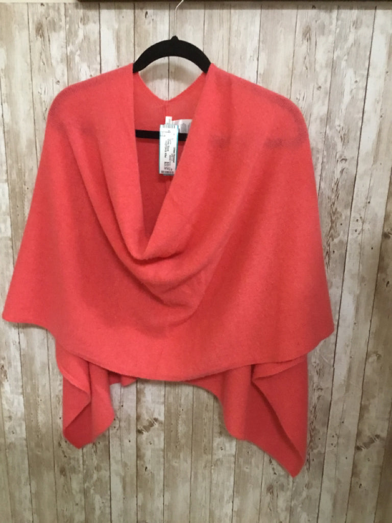MINNIE ROSE Size One Size Coral Poncho
