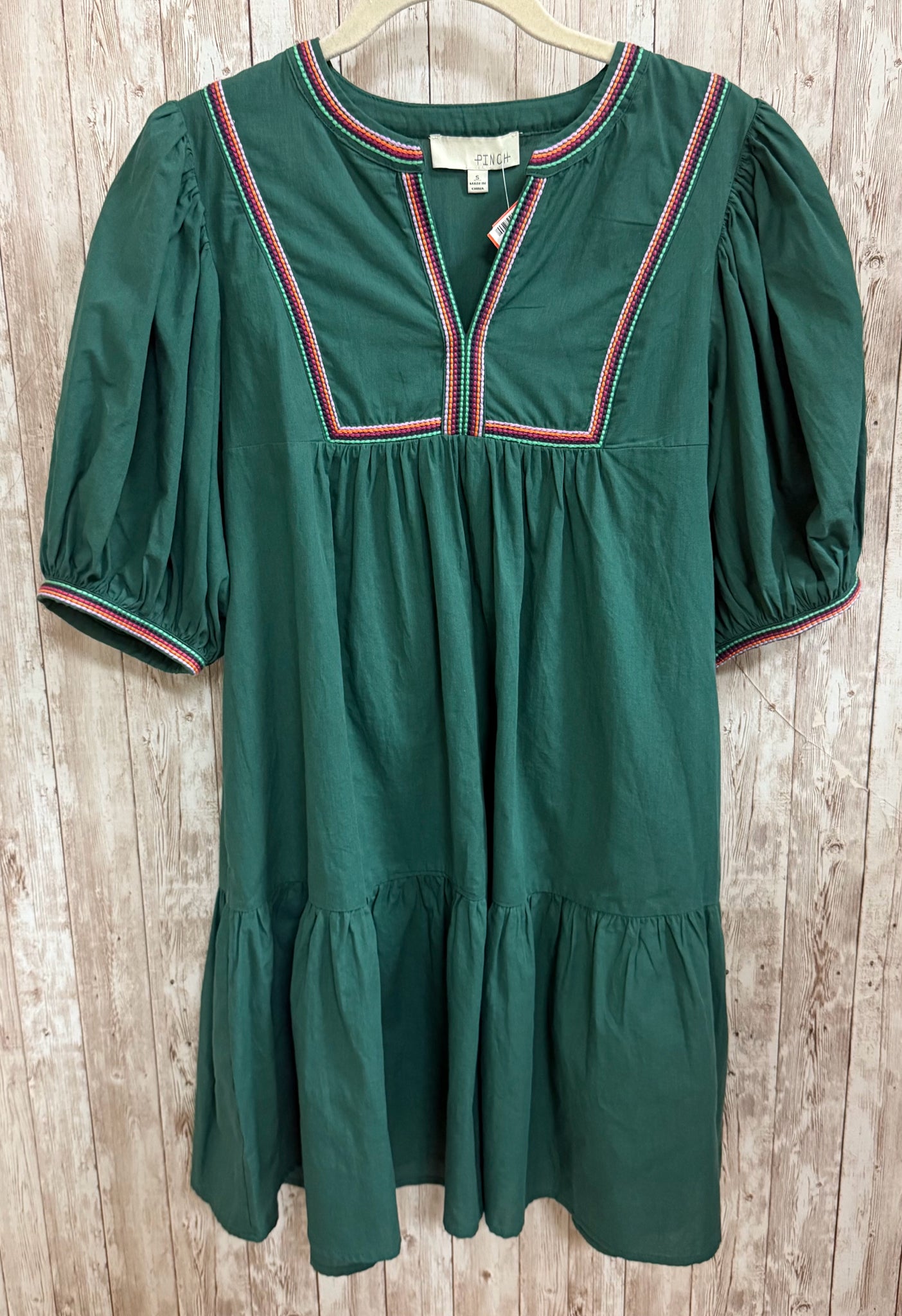 Size S PINCH Green Dress