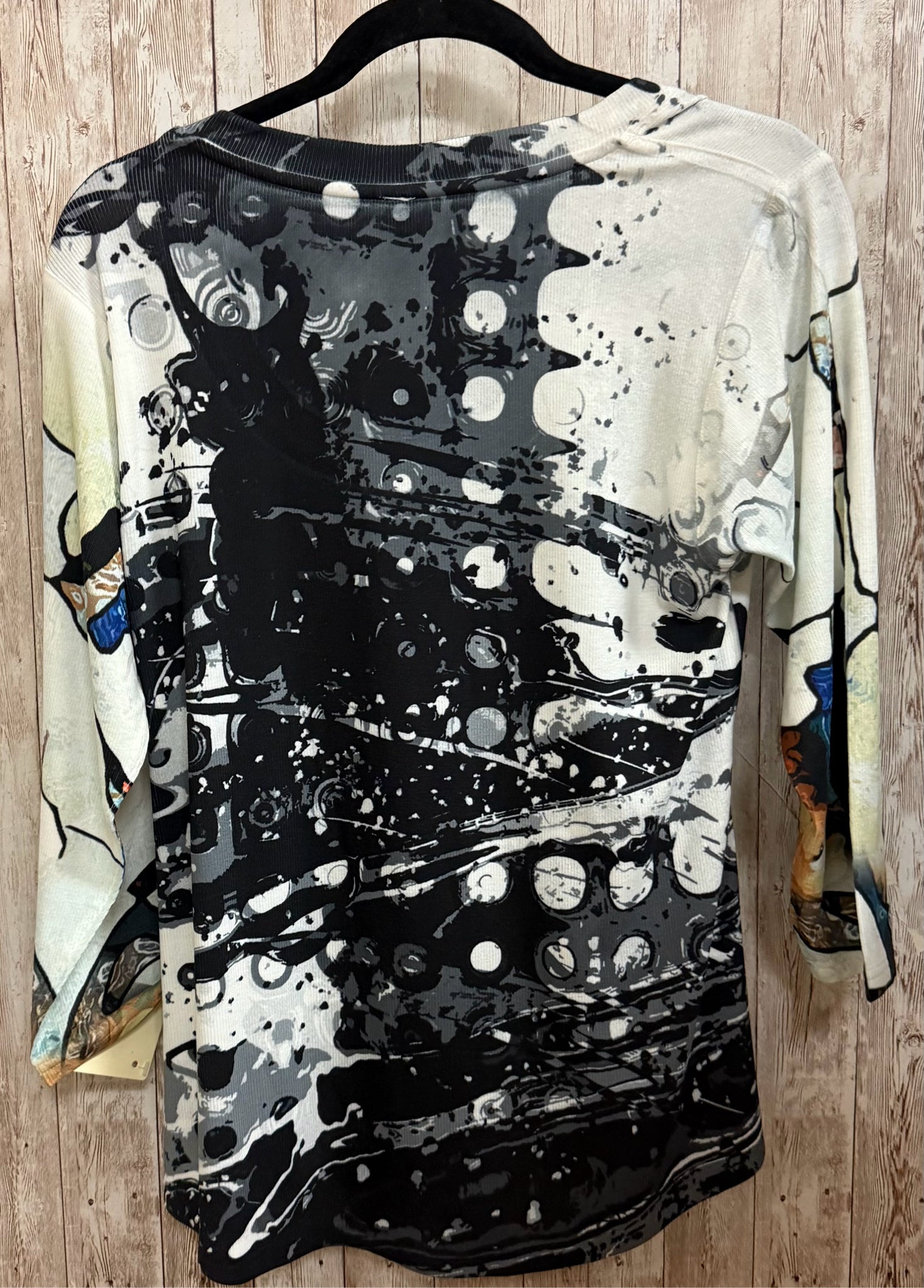 Size M CUBISM MULTI COLOR PRINT Top