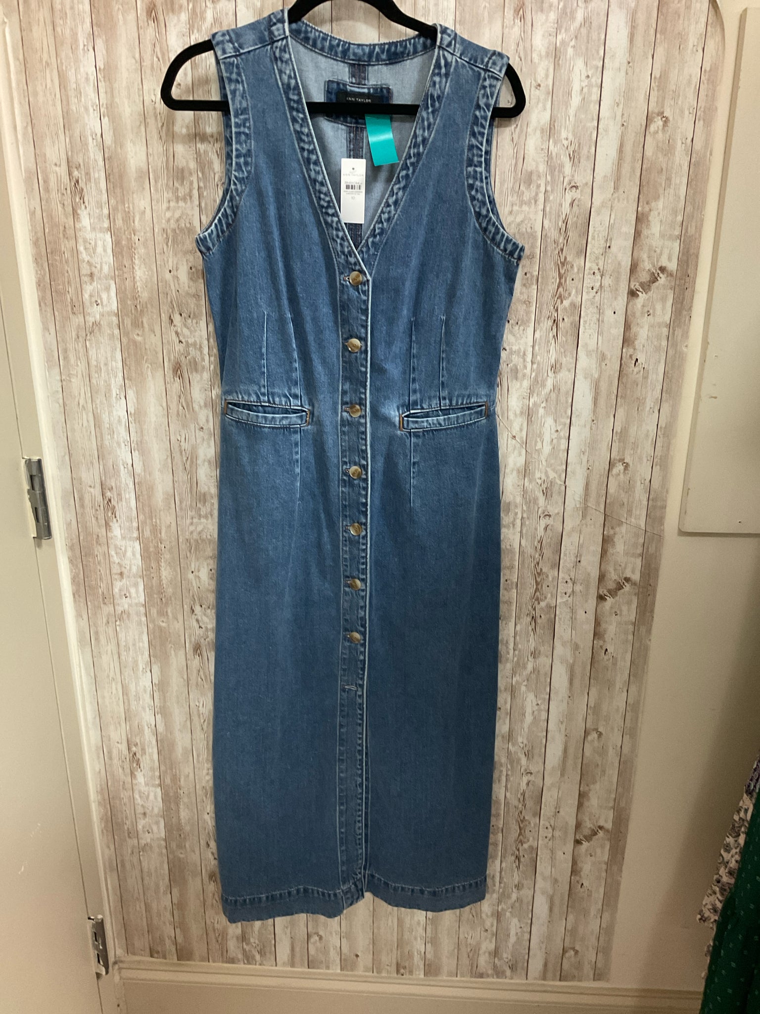 Size 10 ANN TAYLOR BLUE DENIM Dress