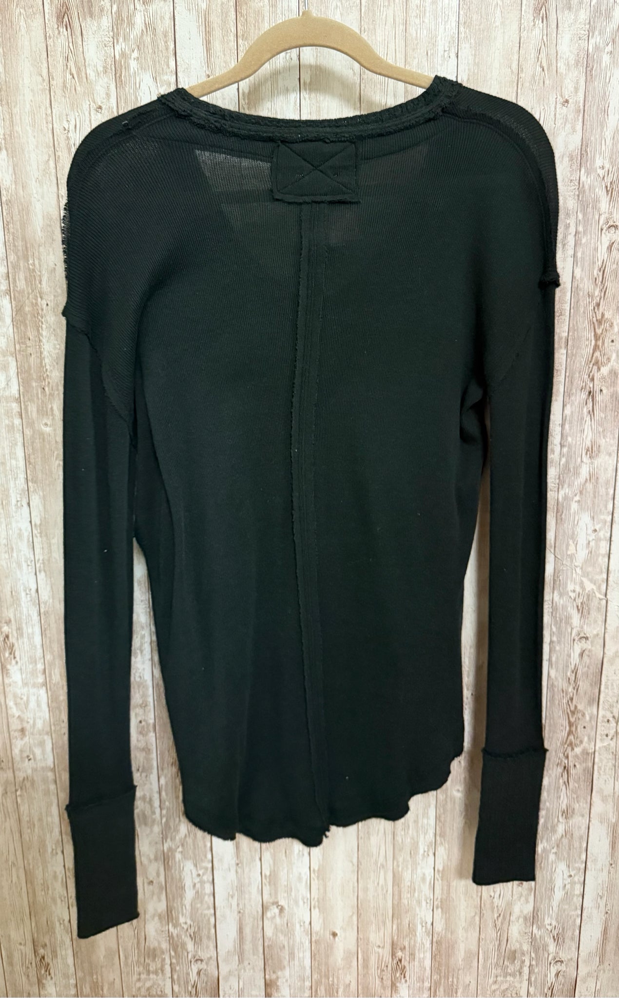 Size S FREE PEOPLE Black Top