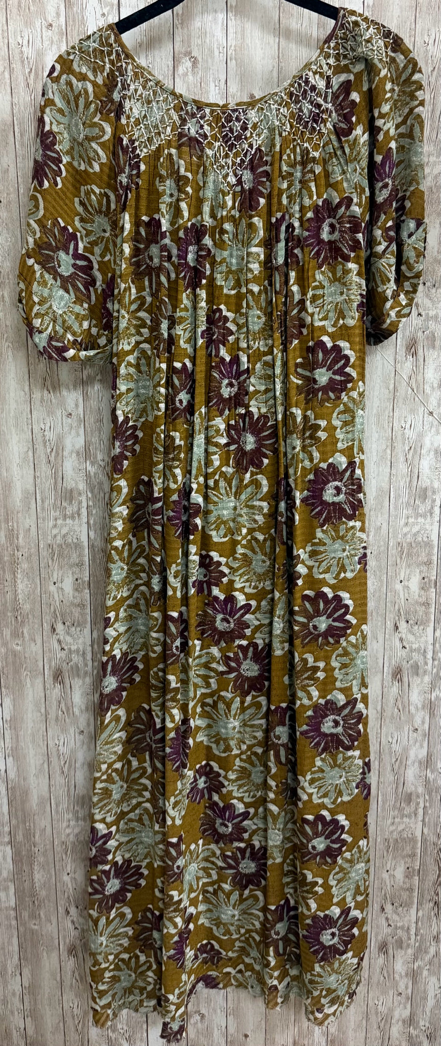 Size XS FREE PEOPLE BROWN AND PLAID Dress