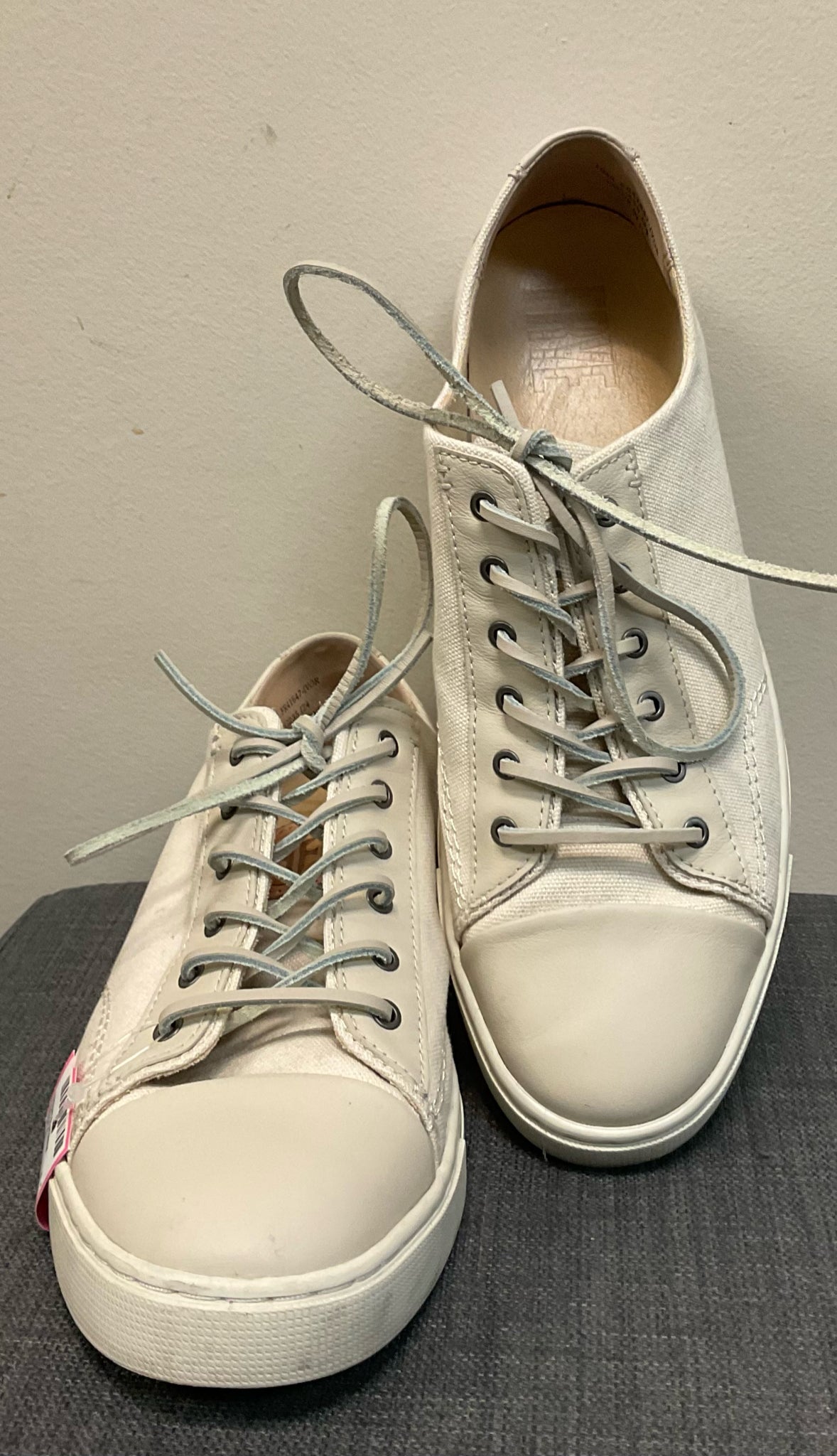 10 FRYE Ivory Sneakers