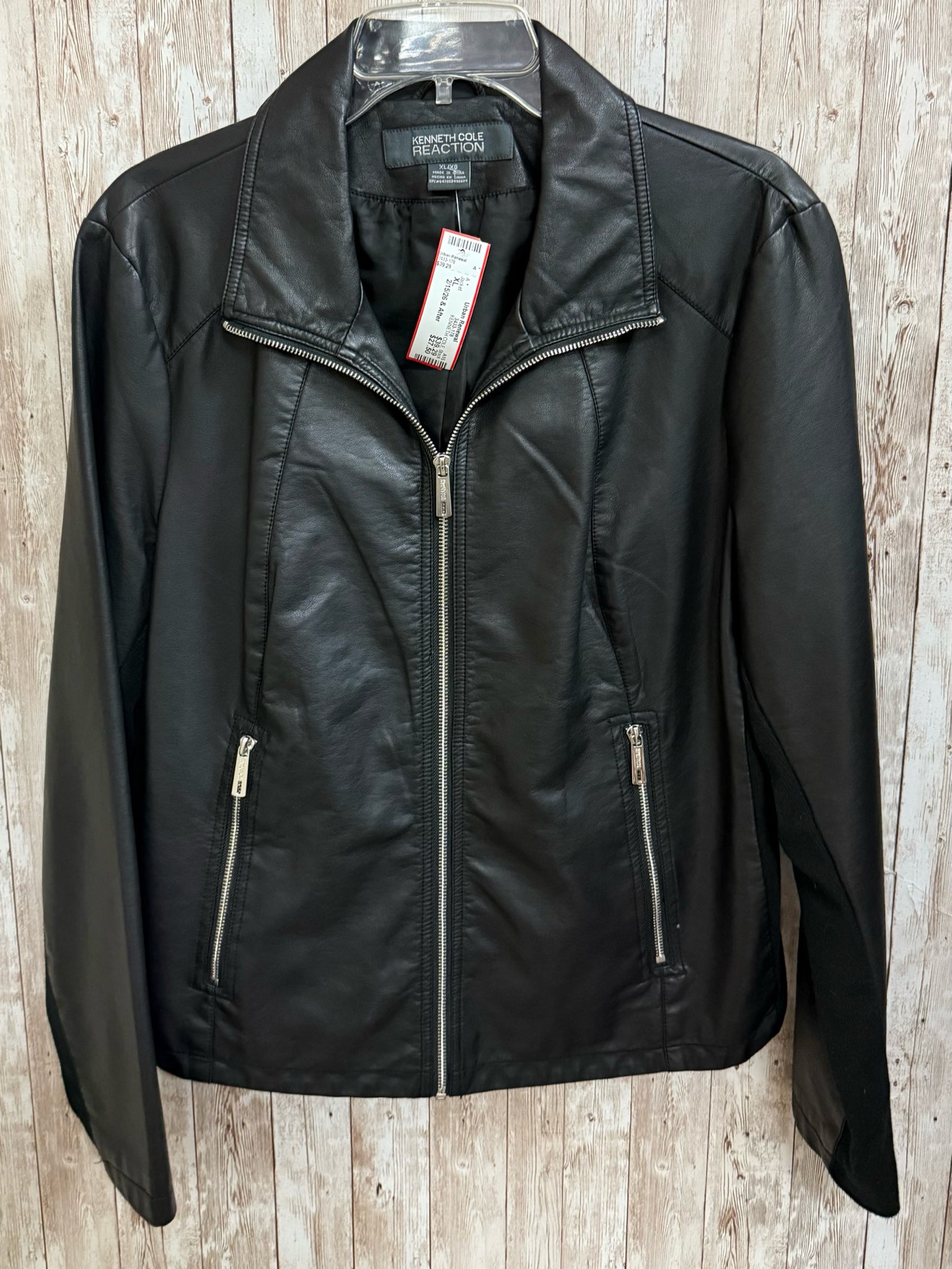 Size XL KENNETH COLE Black Jacket