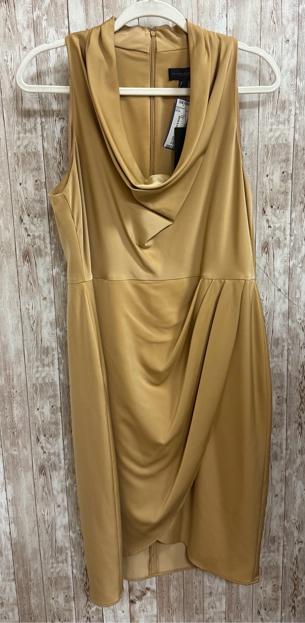 Size 12 DONNA KARAN Tan Dress