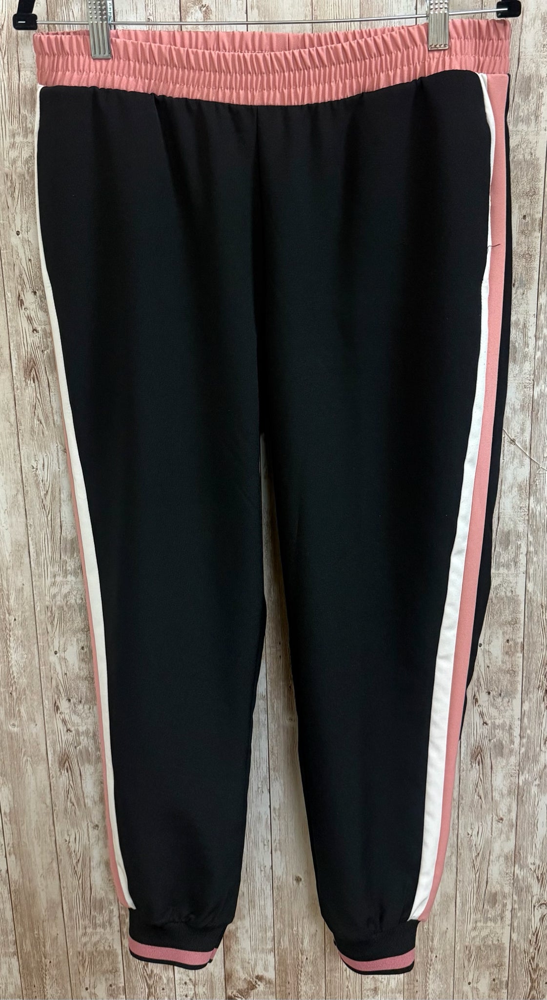 Size XL ZARA PINK AND BLACK 2 PC PANT SET