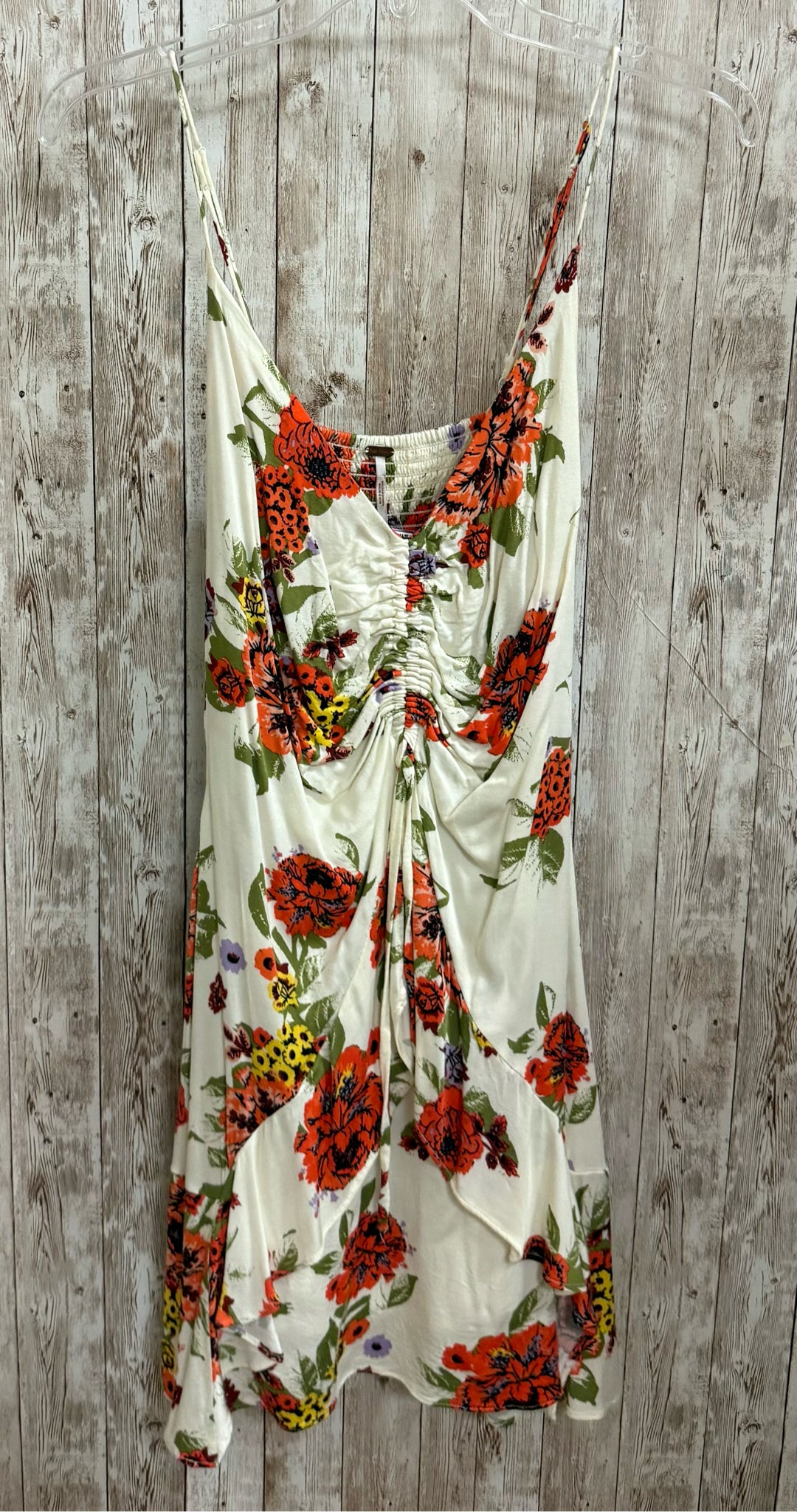 Size M FREE PEOPLE BEIGE FLORAL Dress