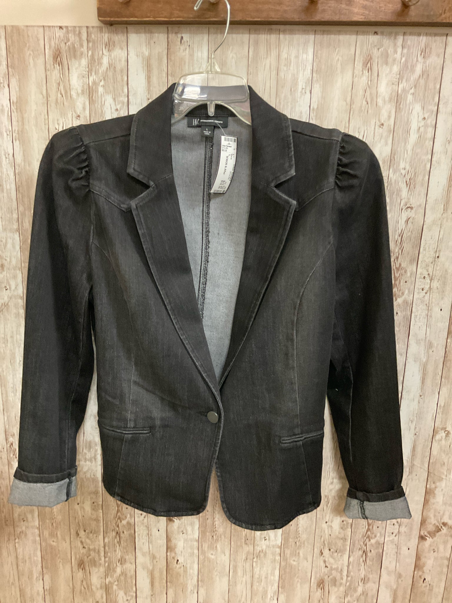 Size L INC Black Blazer