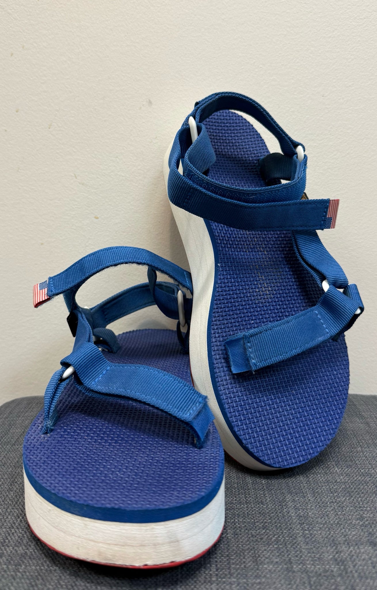 9 TEVA Blue Sandals