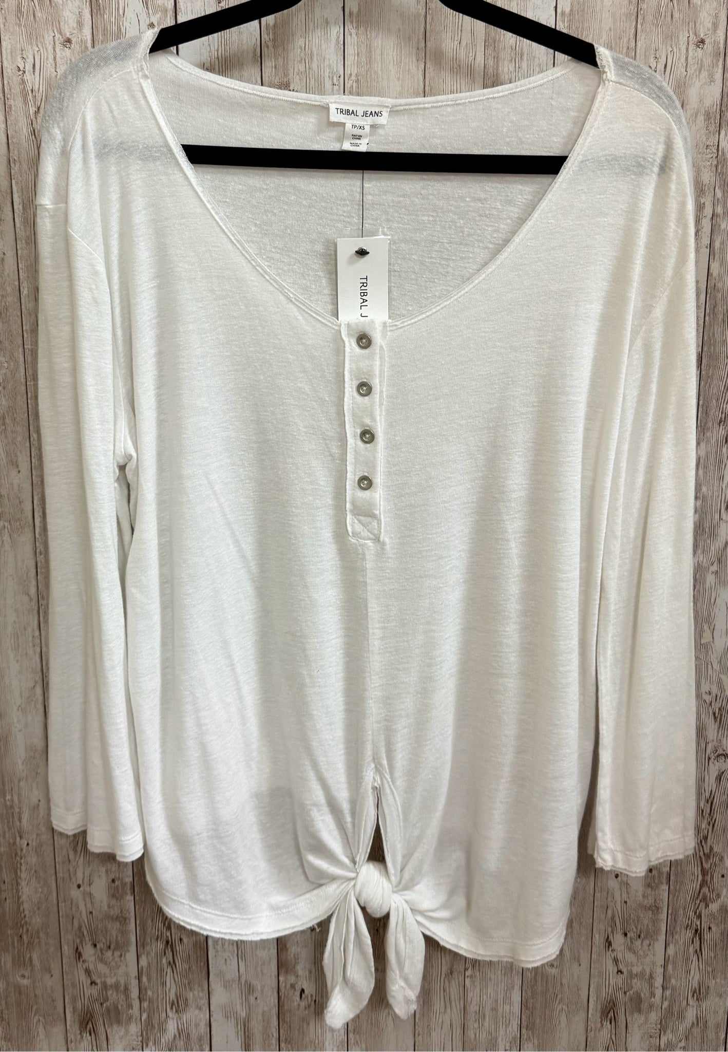 Size XS TRIBAL JEANS White Top