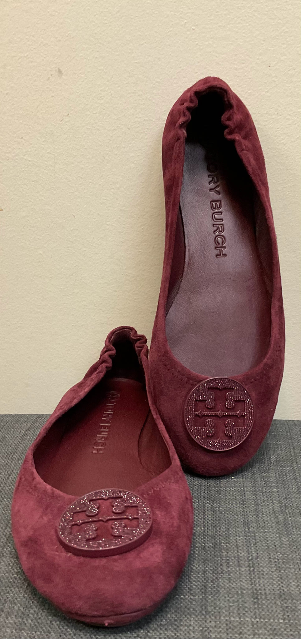8.5 TORY BURCH Burgundy SHOES