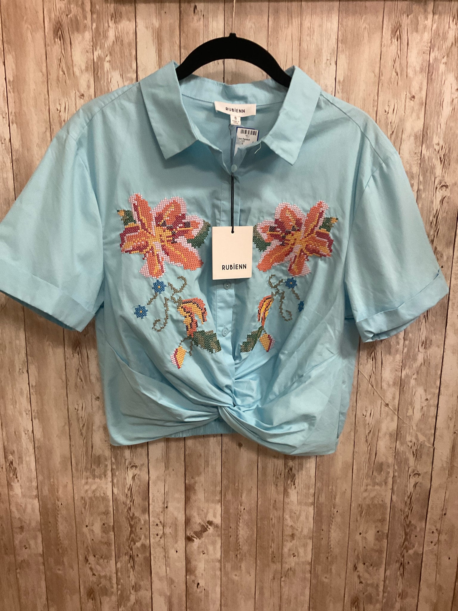 Size S RUBIENN Blue Top