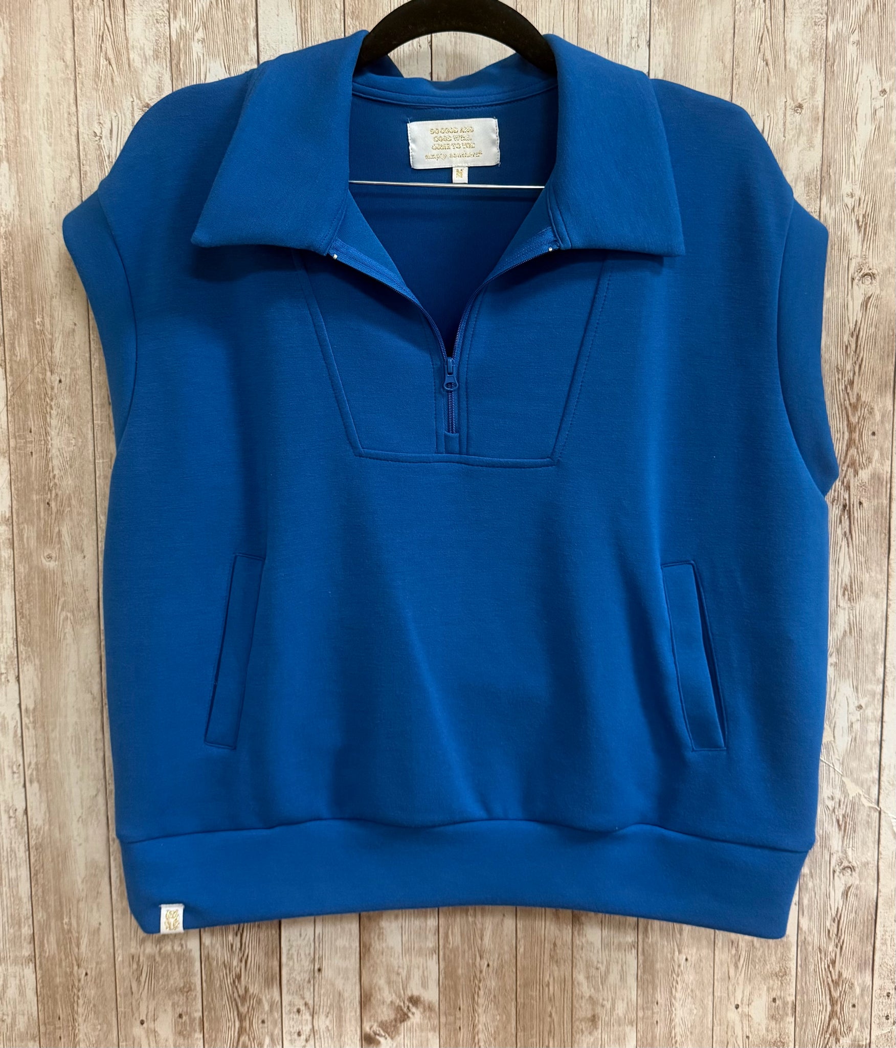 Size M SIMPLY SOUTHERN Royal Blue 2 PC PANT SET