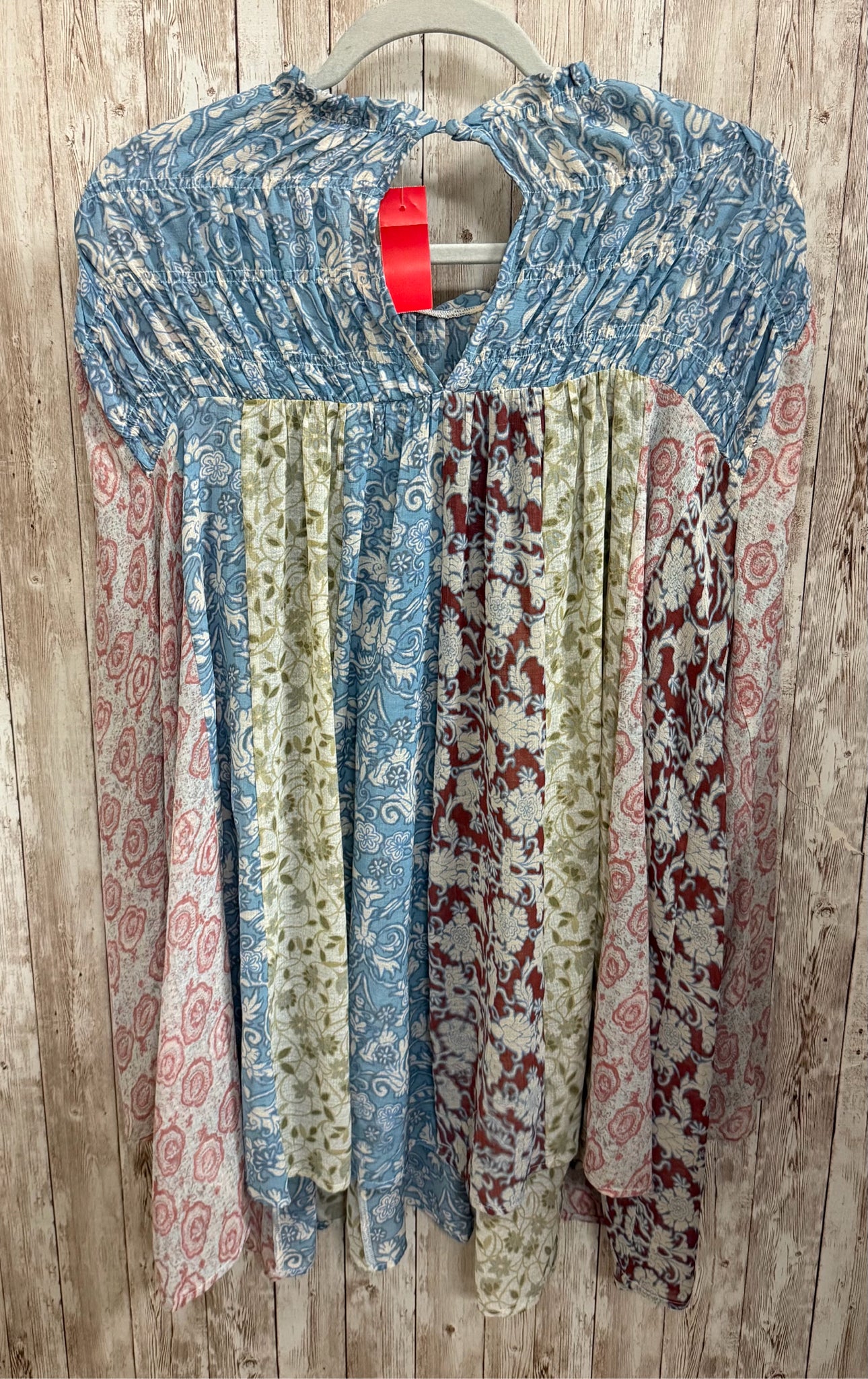 FREE PEOPLE LIGHT BLUE PRINT Women Size M Tunic