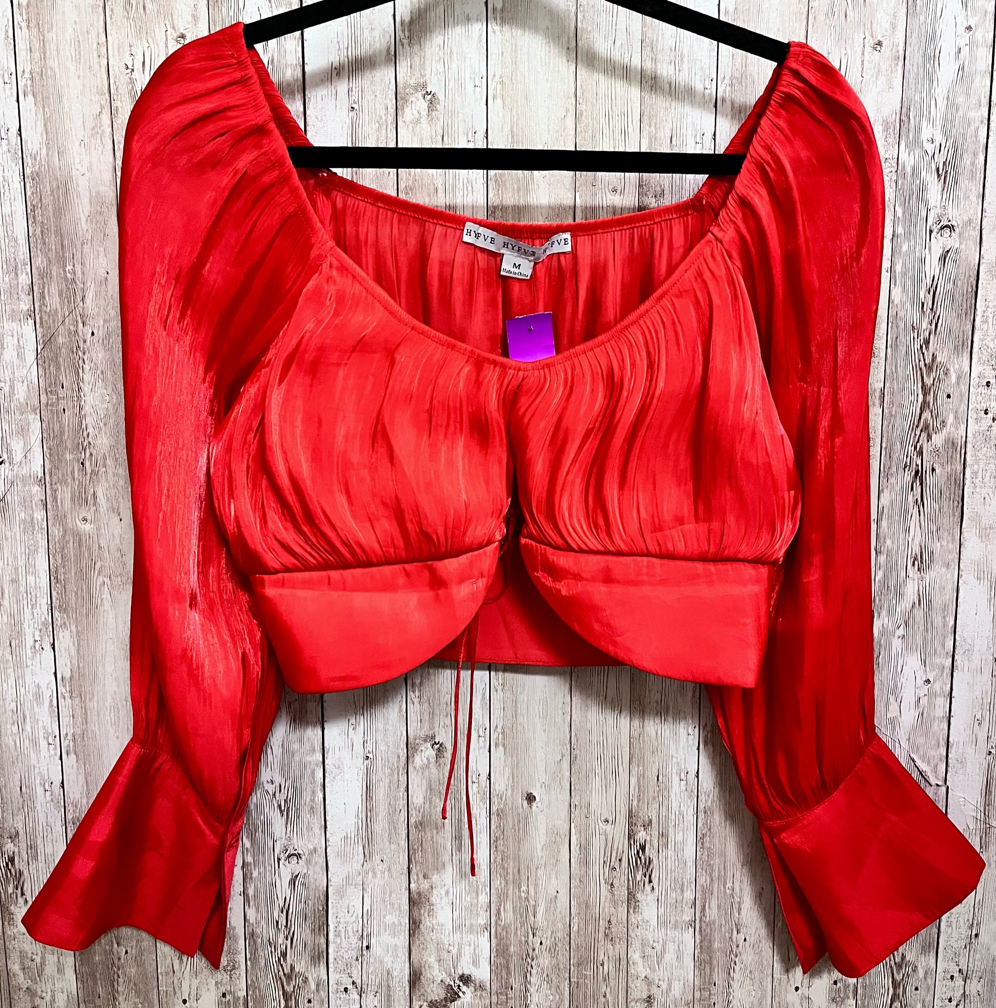 Size M HYFVE Red Top