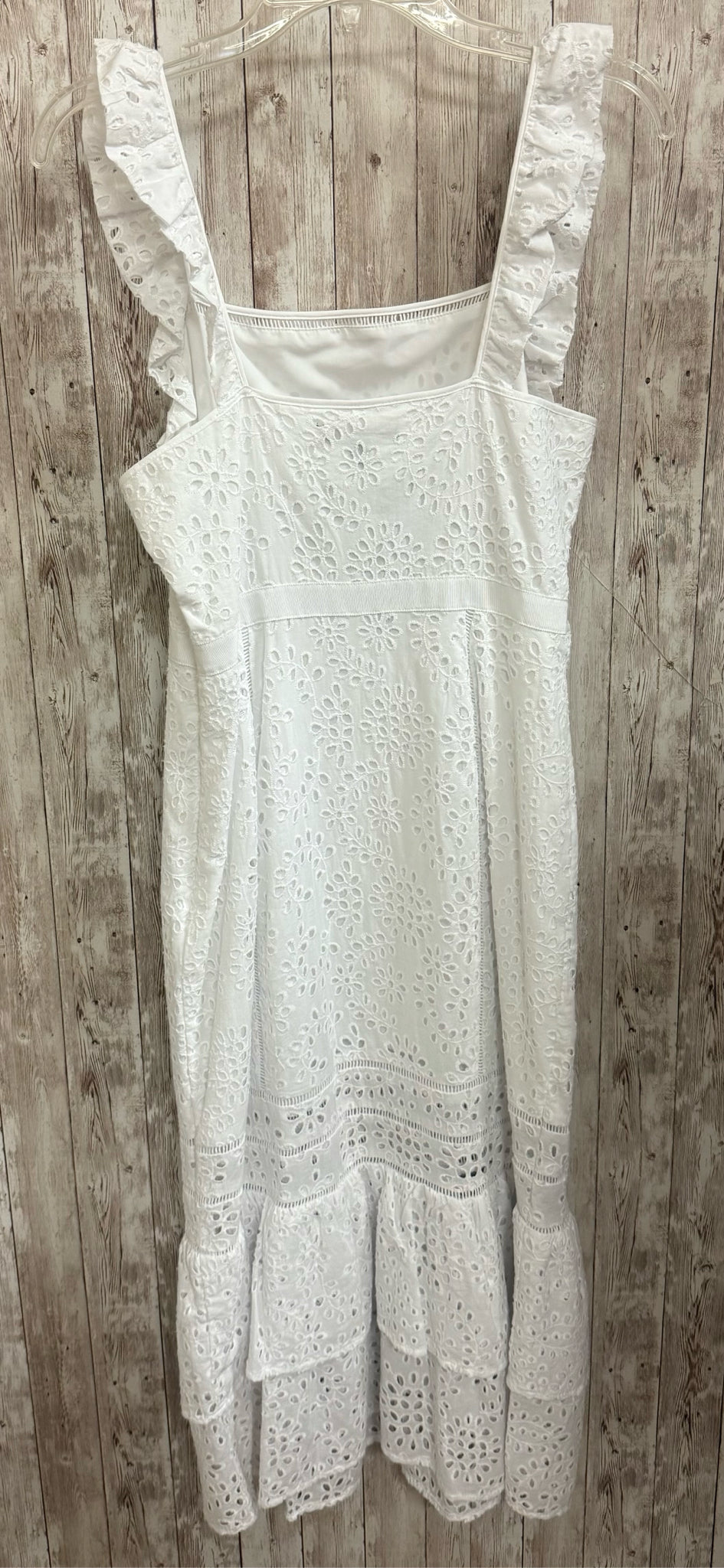 Size 4 BANANA REPUBLIC WHITE EYELET Dress