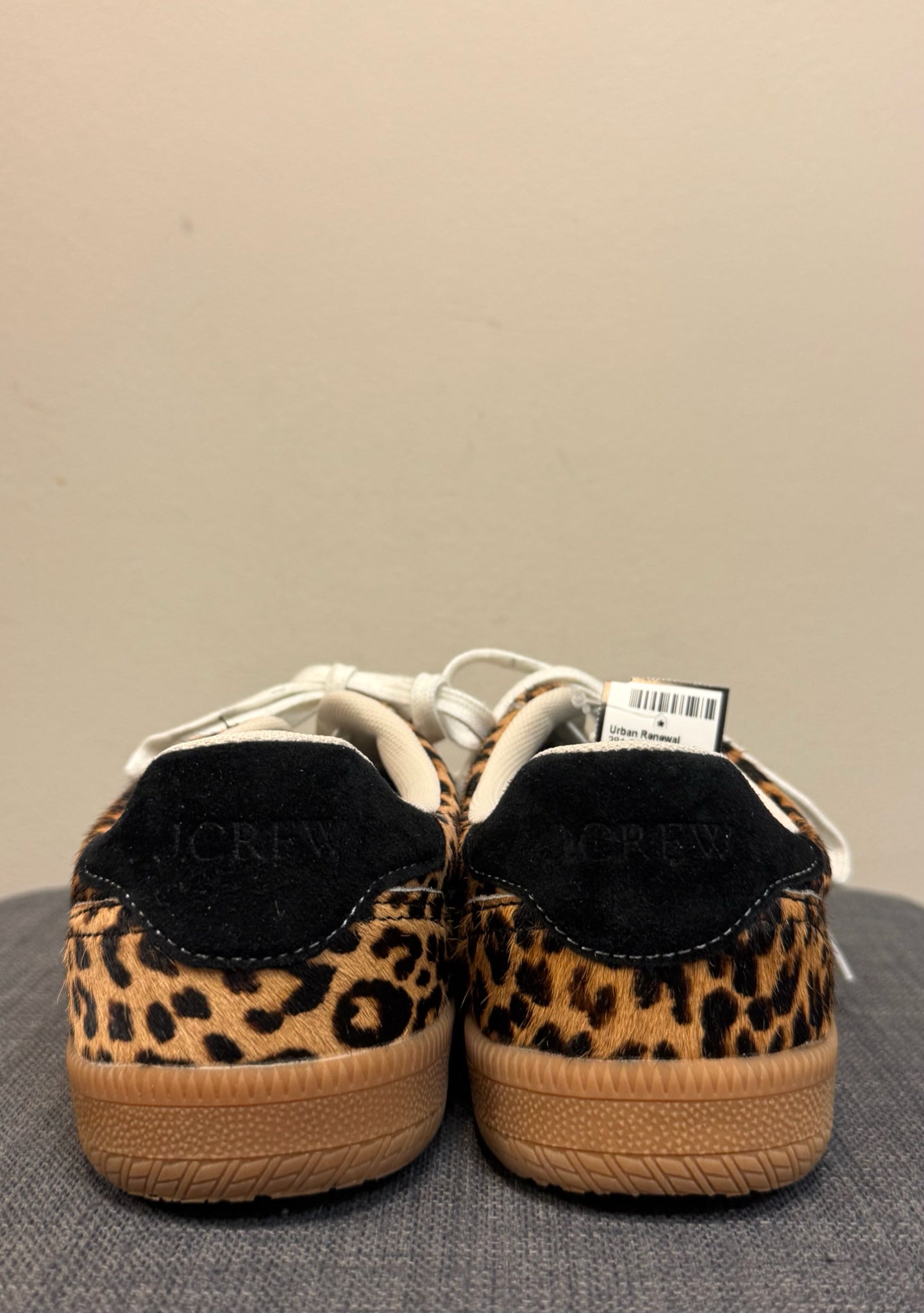 9 J CREW BLACK CHEETAH SHOES