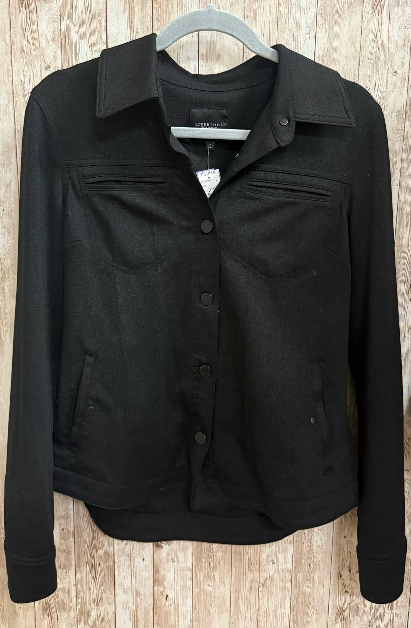 Size L LIVERPOOL Black Jacket