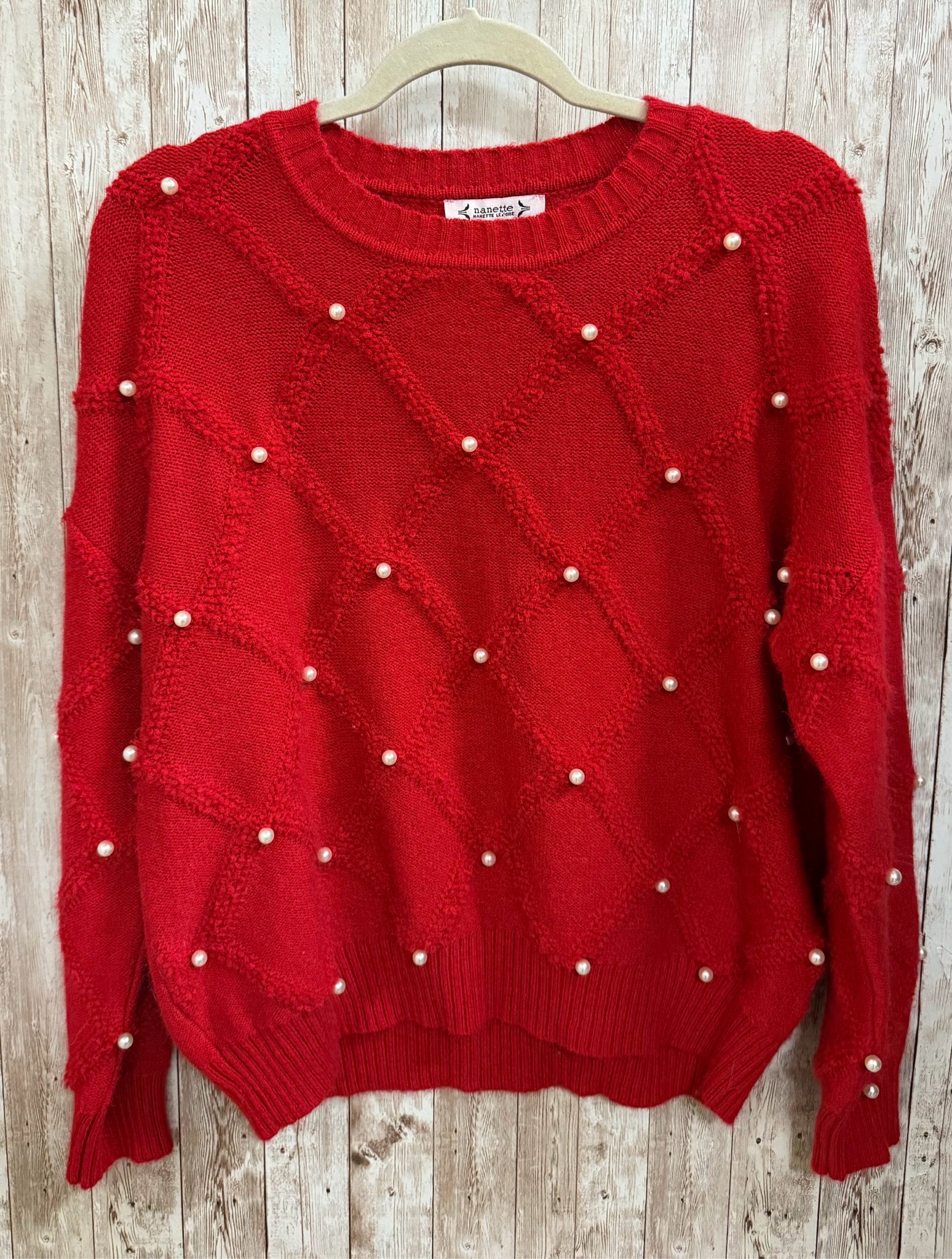 NANETTE LEPORE Size M Red Sweater