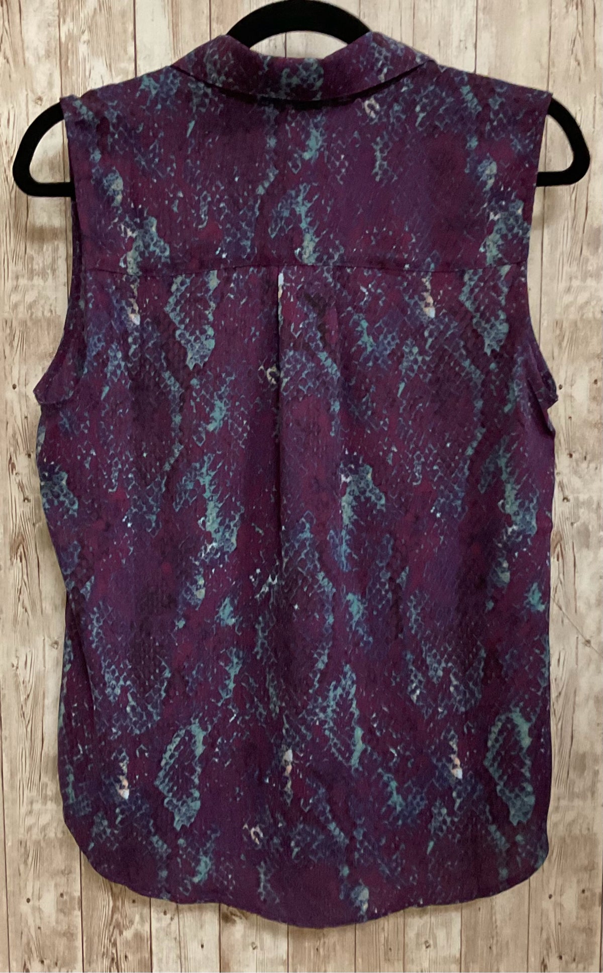 Size M CABI Purple Print Top