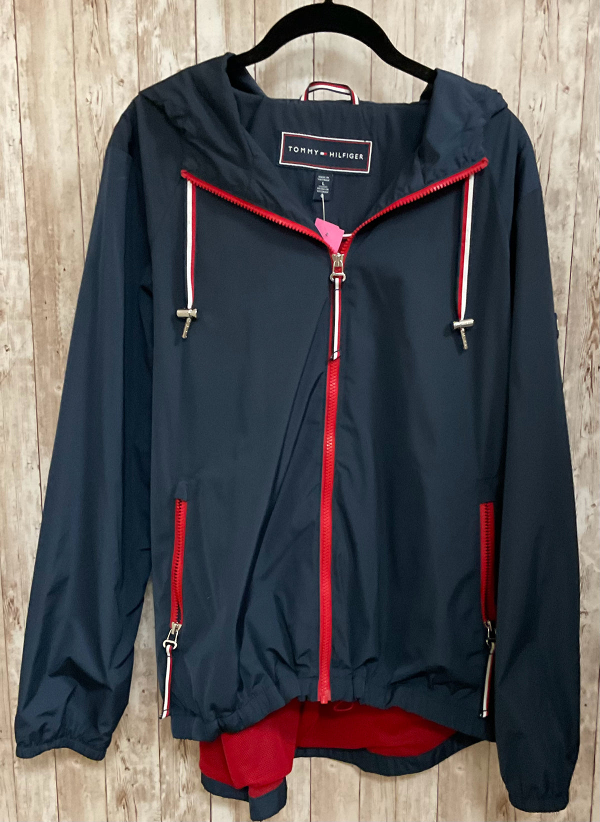 Size L TOMMY HILFIGER Navy Jacket