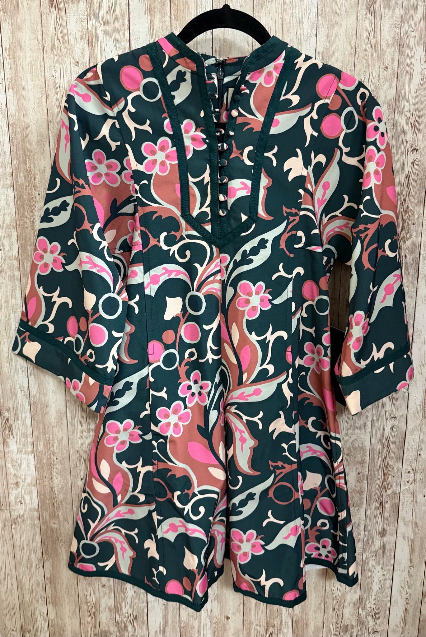 TUCKERNUCK Size XS Teal Print Dress