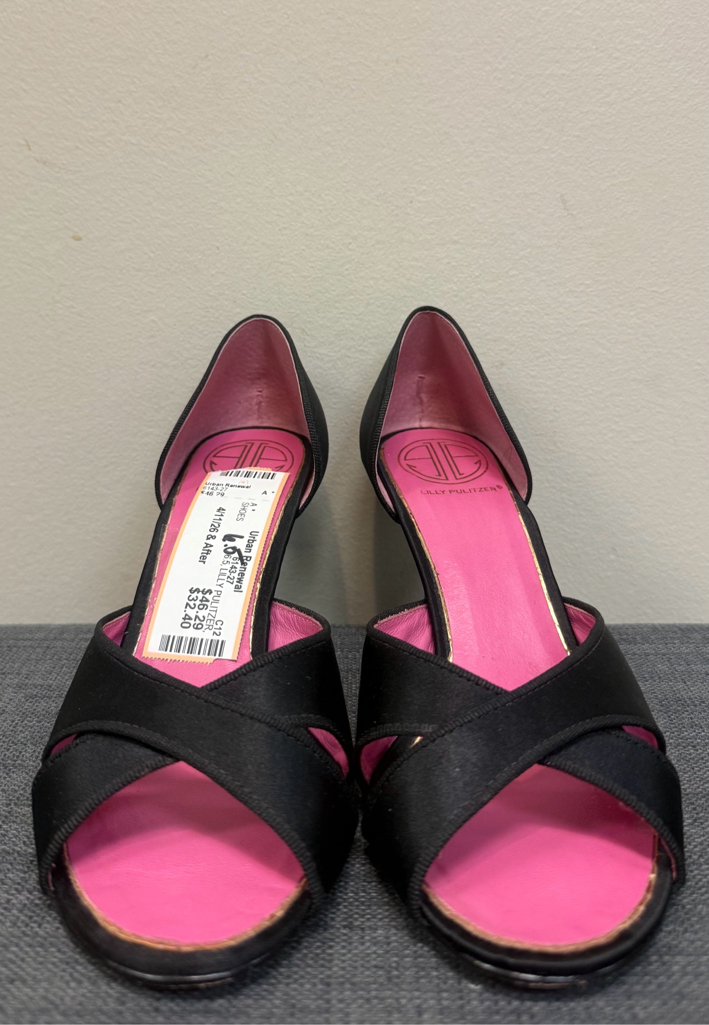 6.5 LILLY PULITZER Black SHOES