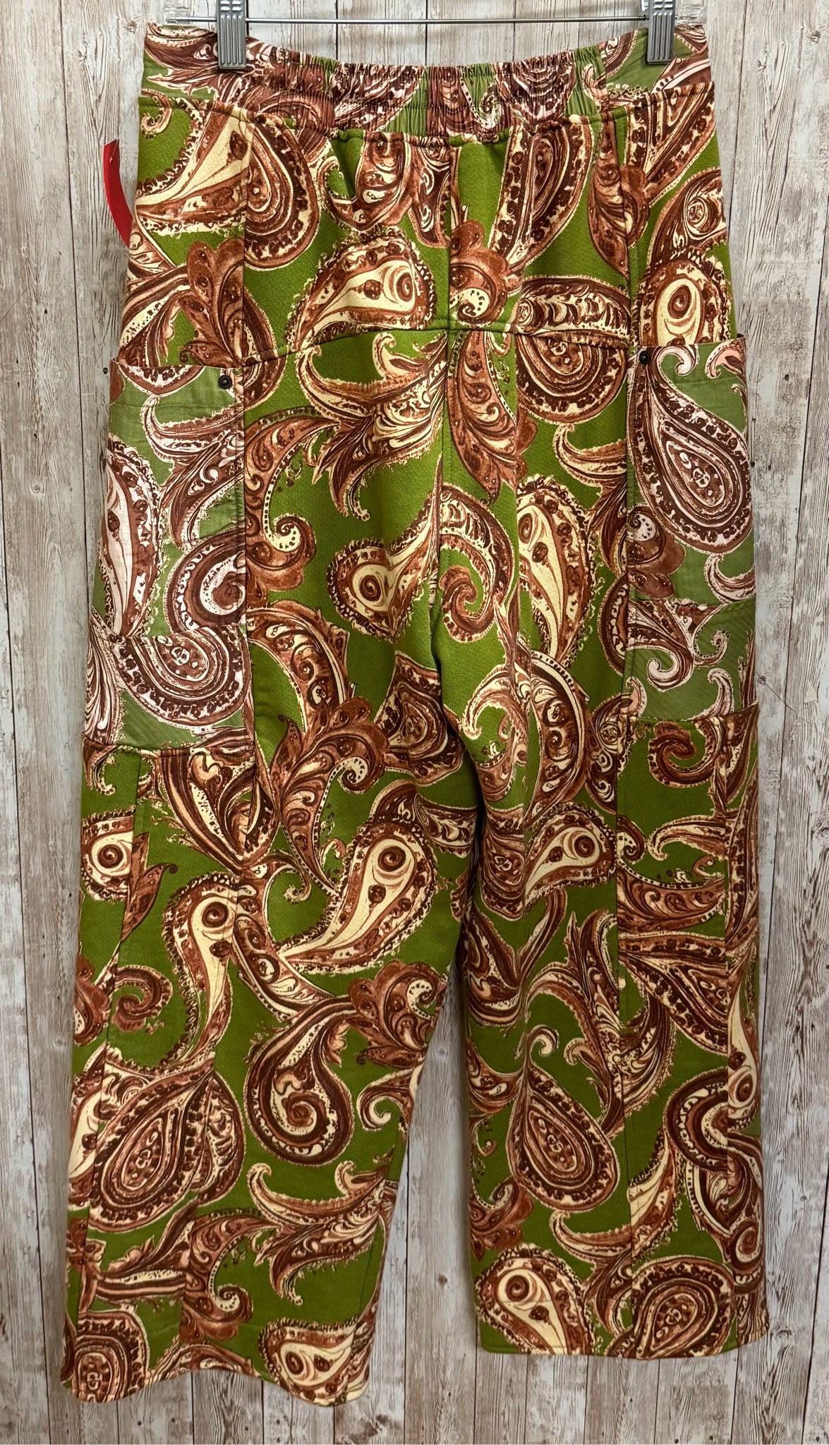 Size XS WE THE FREE GREEN AND BROWN PRINT Pants