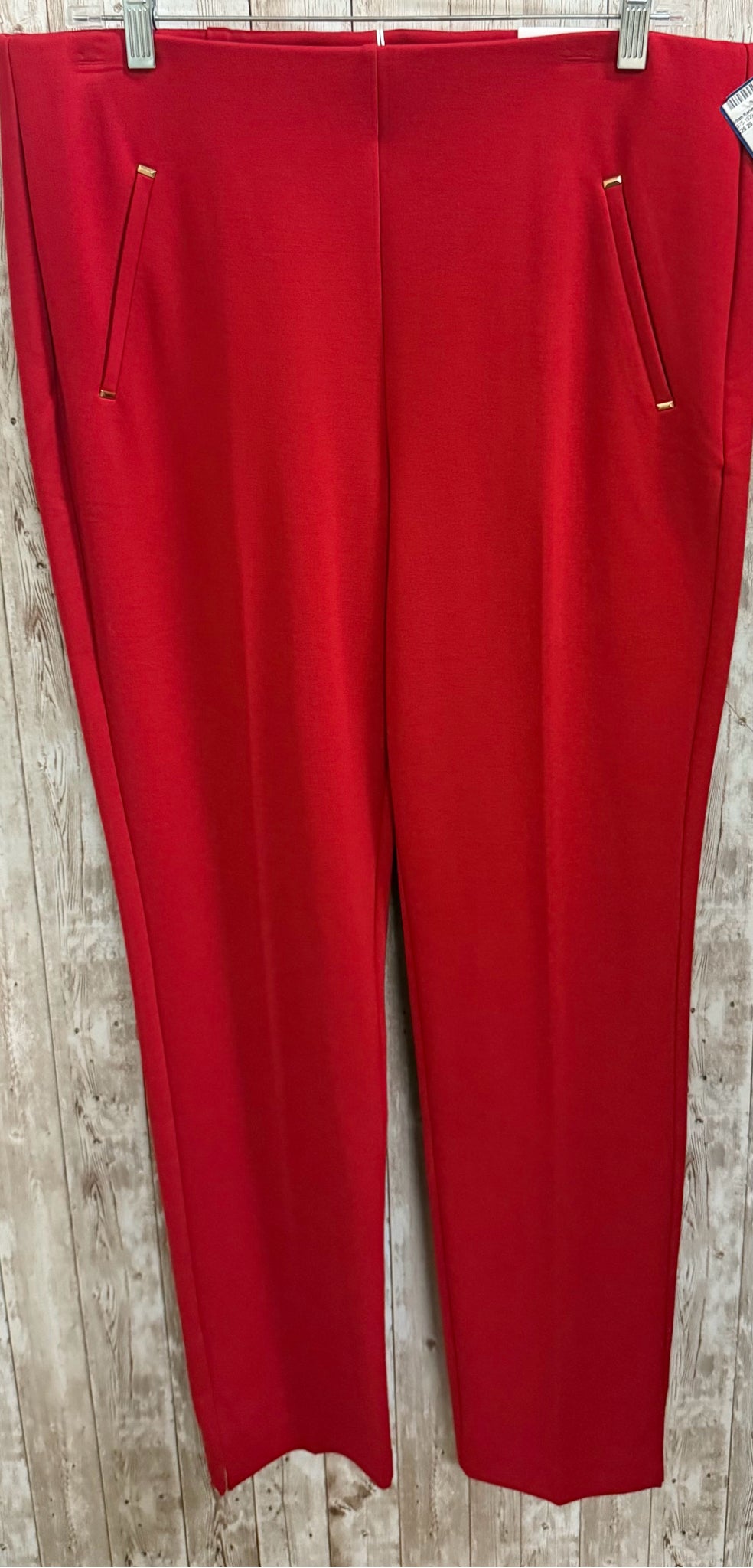 CHICO'S Size 10 Red Pants