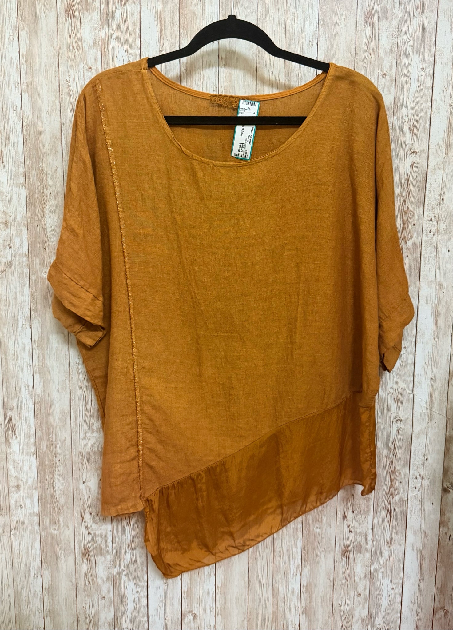 NO DESIGN Size L Gold Top
