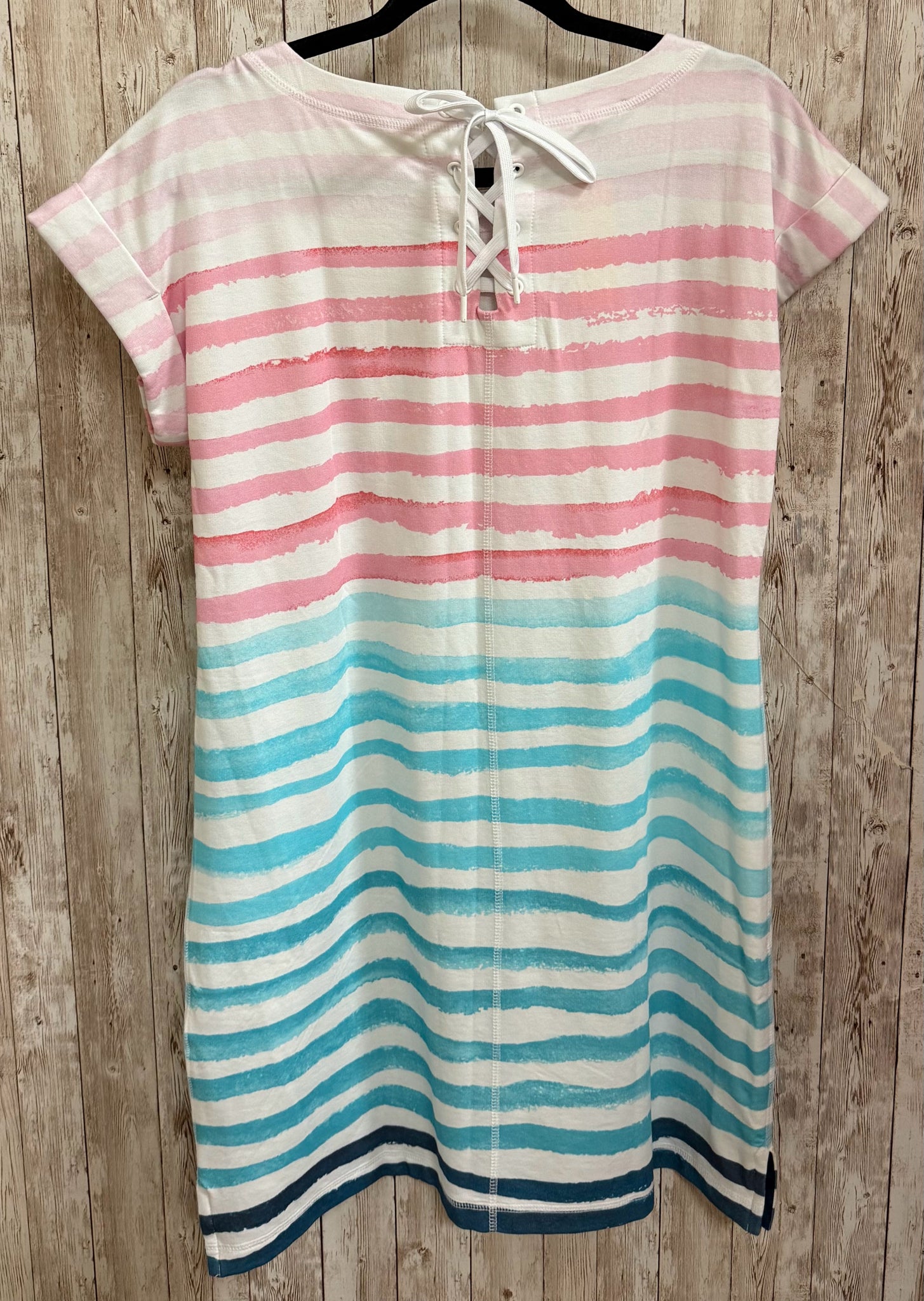 Size M TALBOTS WHITE STRIPE Dress