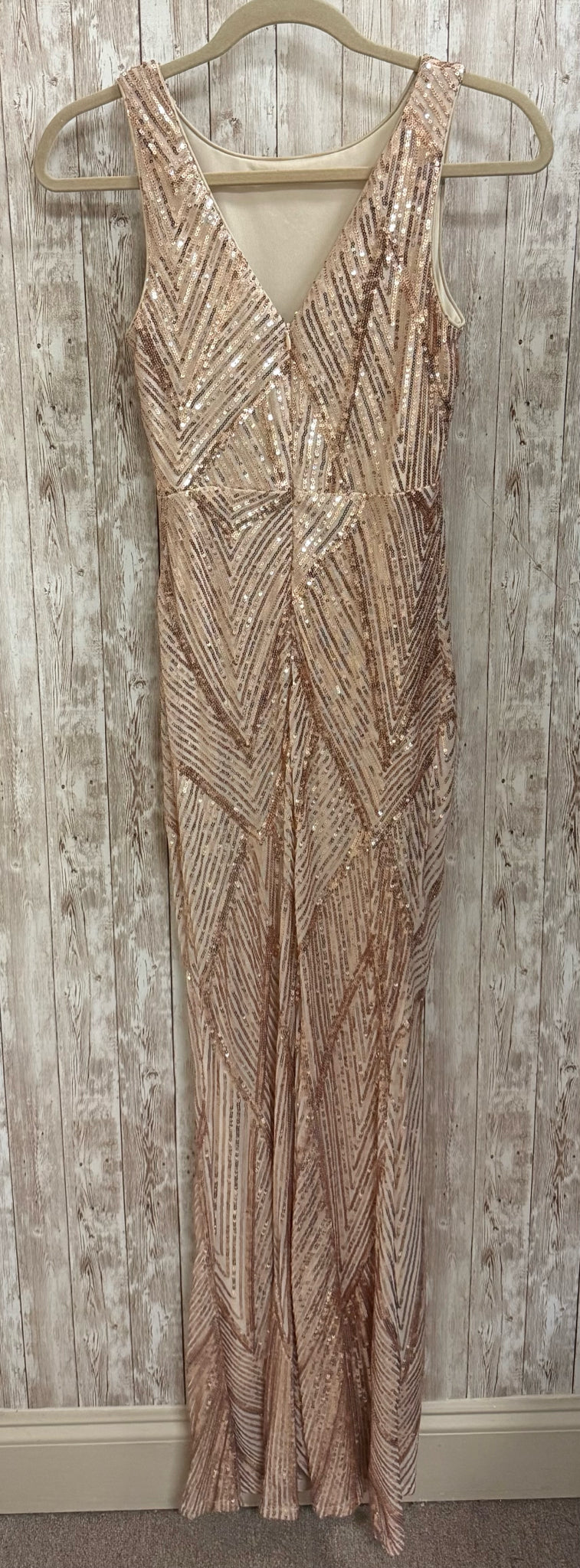 Size XS LIUXEDO ROSE GOLD Dress