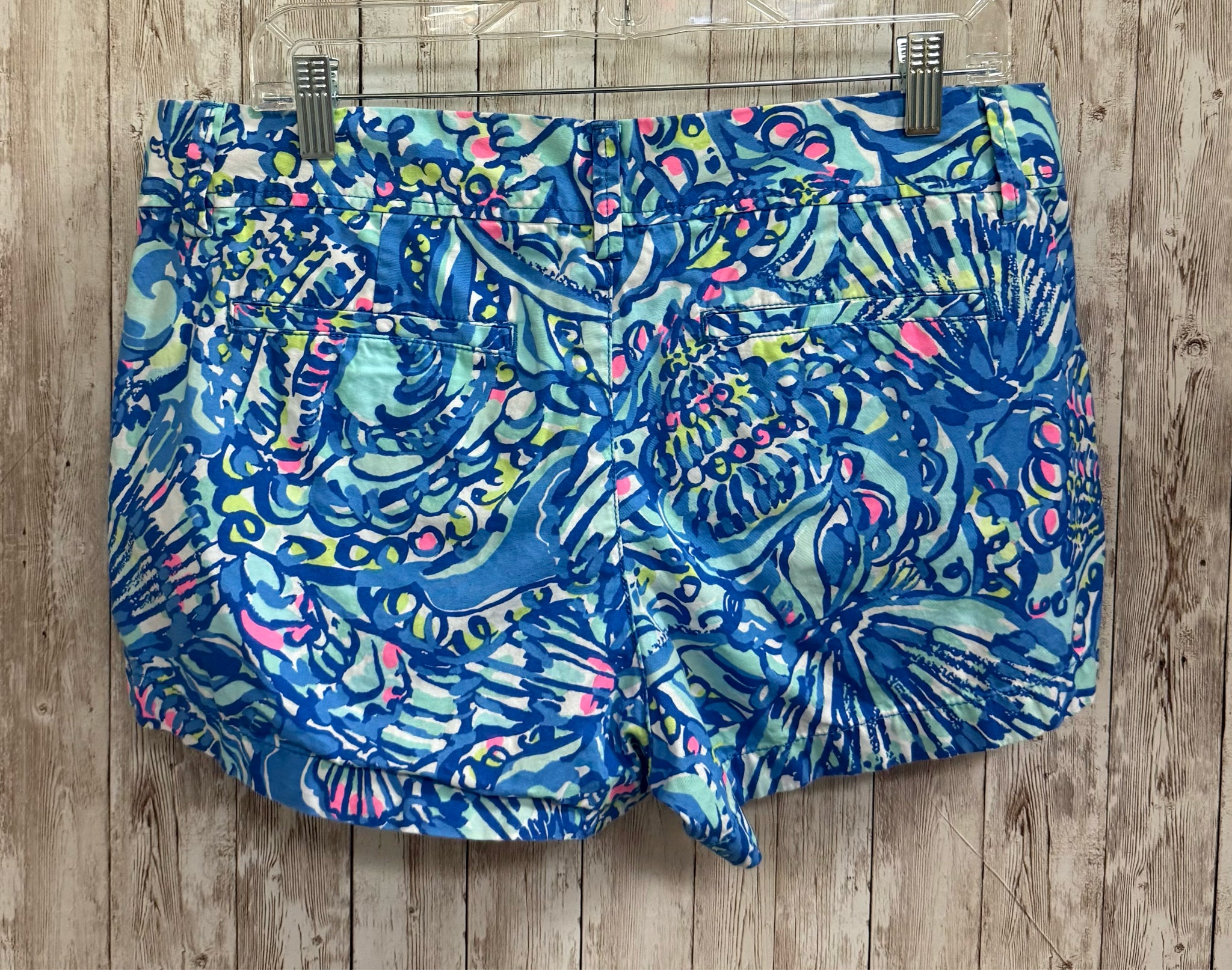 Size 12 LILLY PULITZER Blue Print Shorts