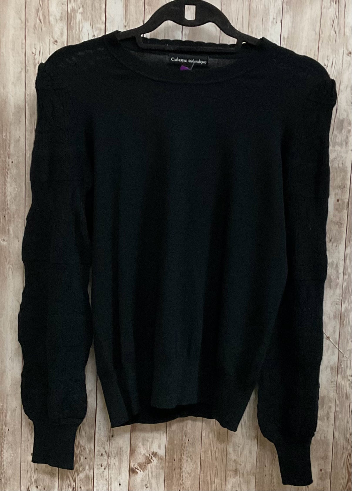 Size S CATHERINE MALANDRINO Black Top
