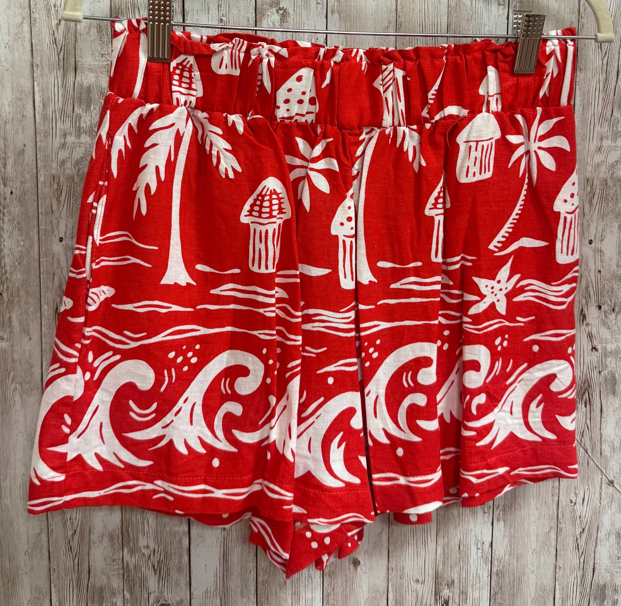 Size L C&C red and white 2 PC Dress