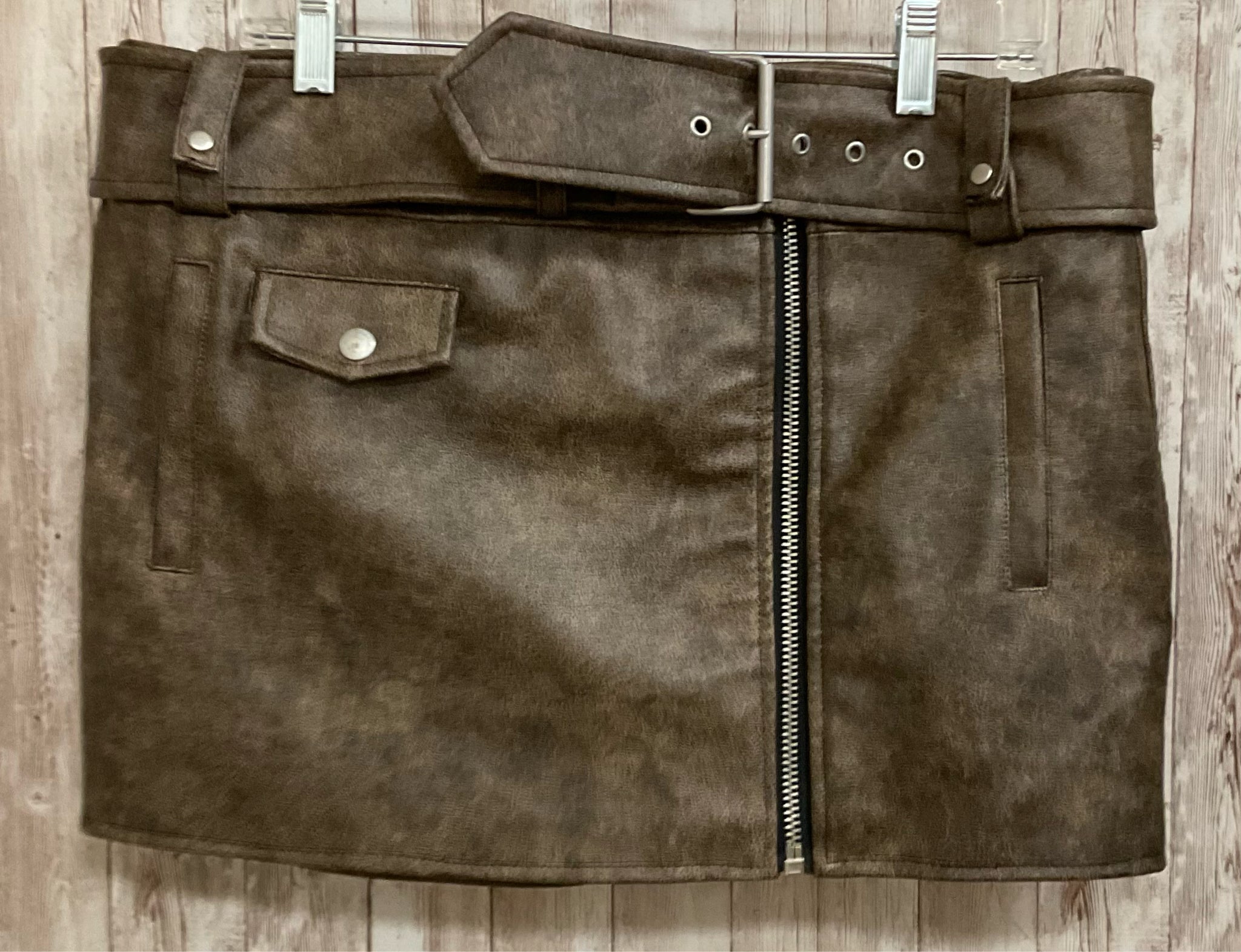 Size 12 BLANKNYC Brown Skirt