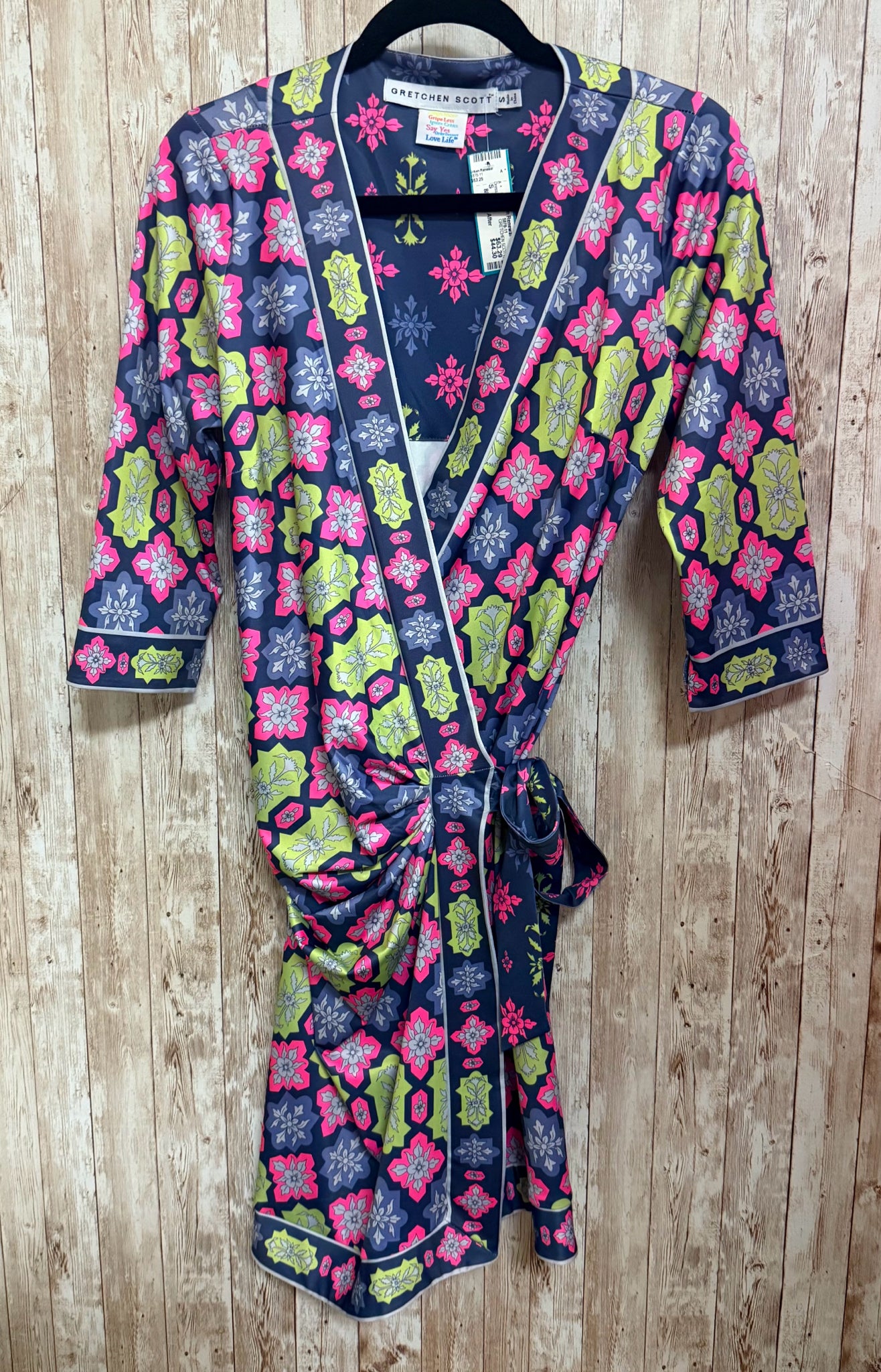 Size S GRETCHEN SCOTT GREY AND PINK Dress