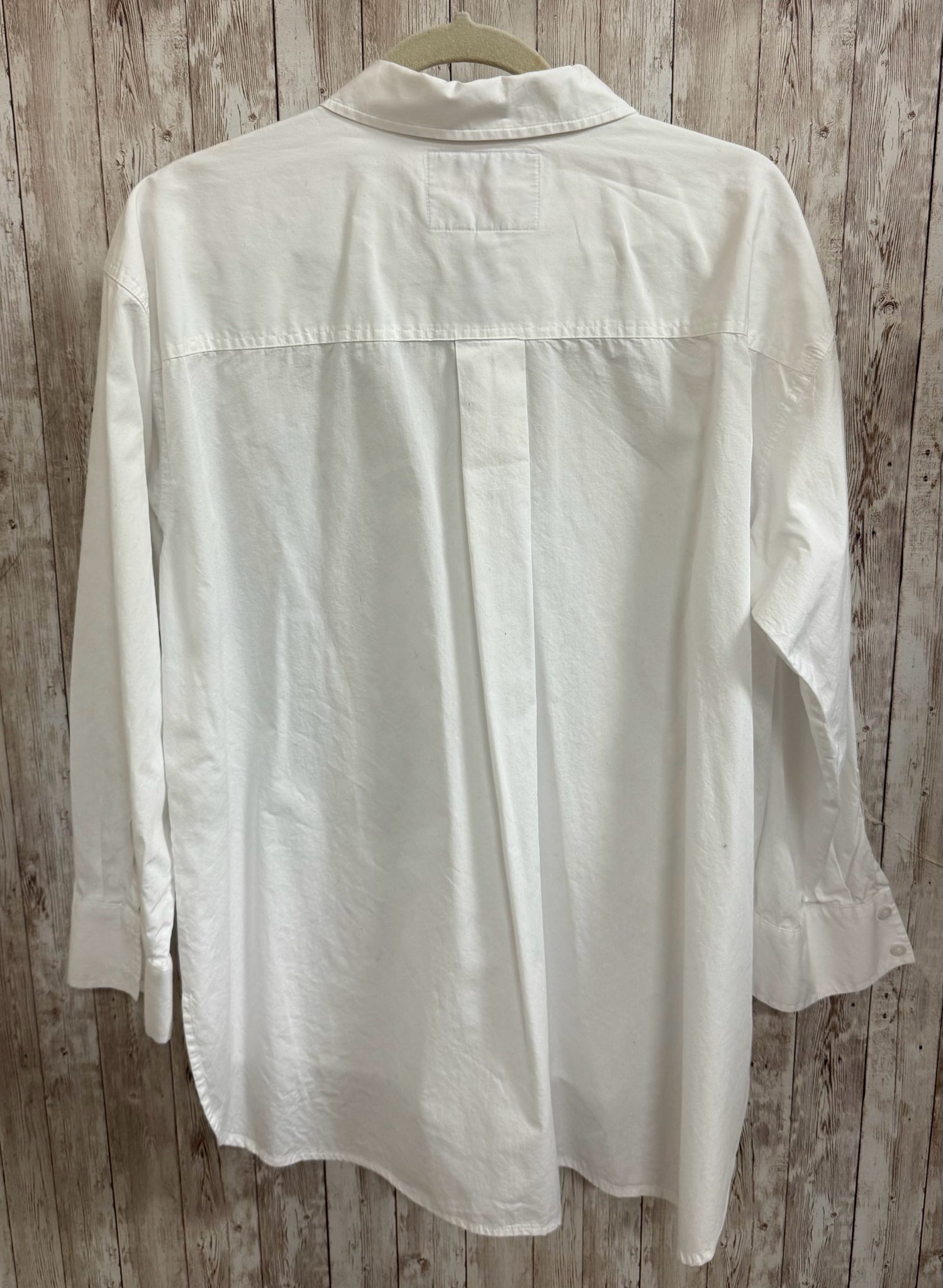 KARL LAGERFELD Size L White Print Shirt
