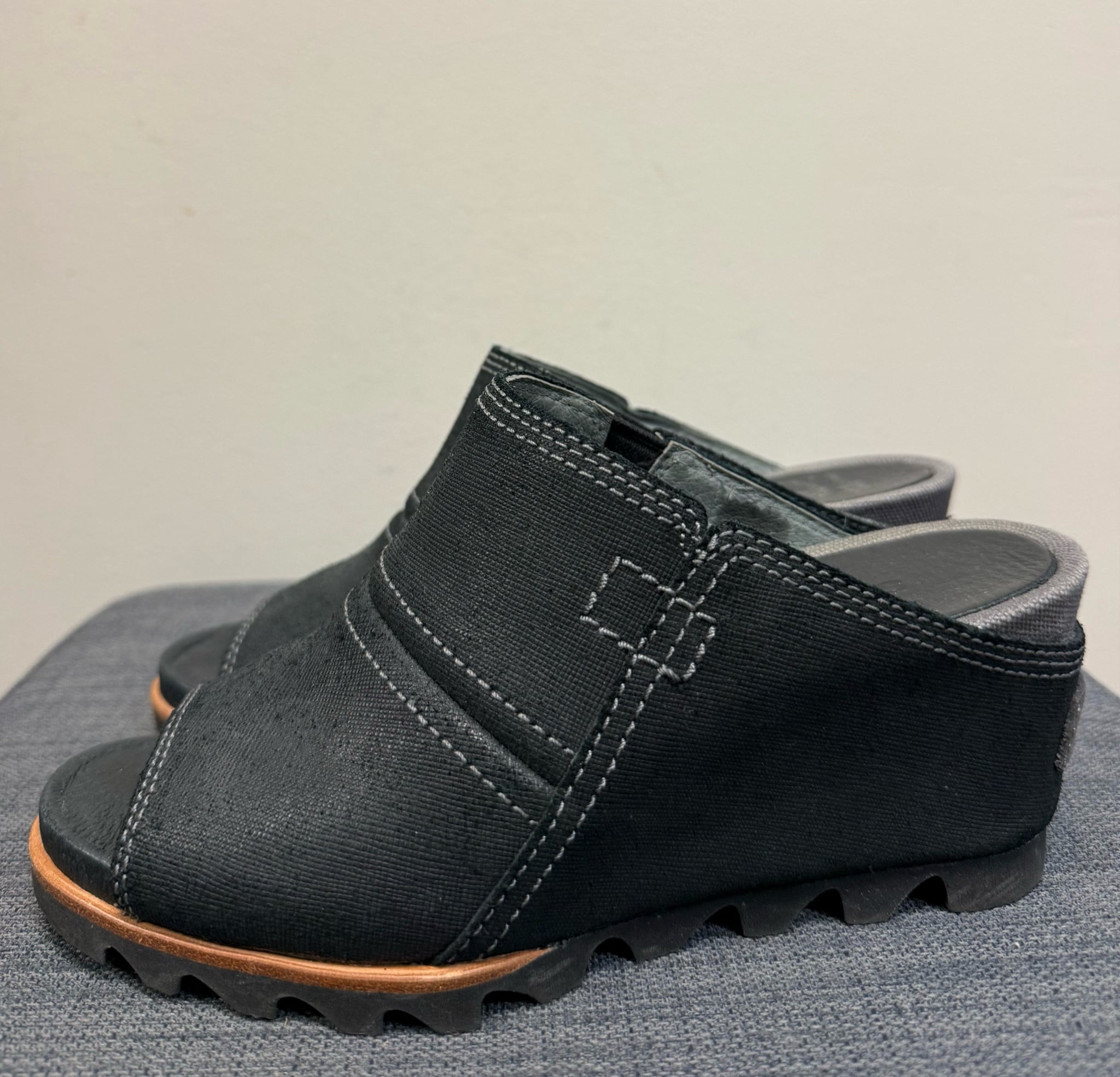 5.5 SOREL Black Sandals