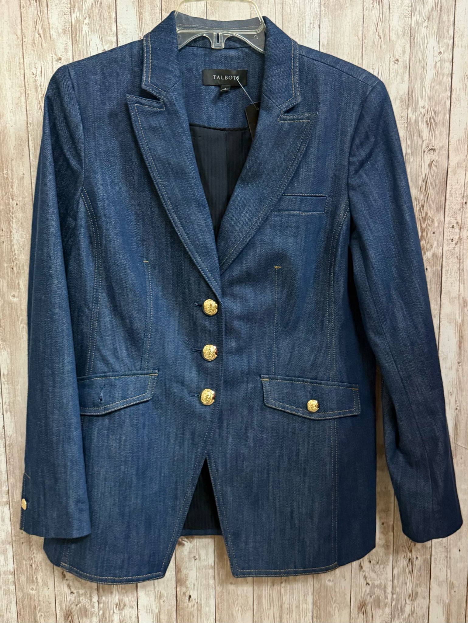 Size 4 TALBOTS Denim Blazer