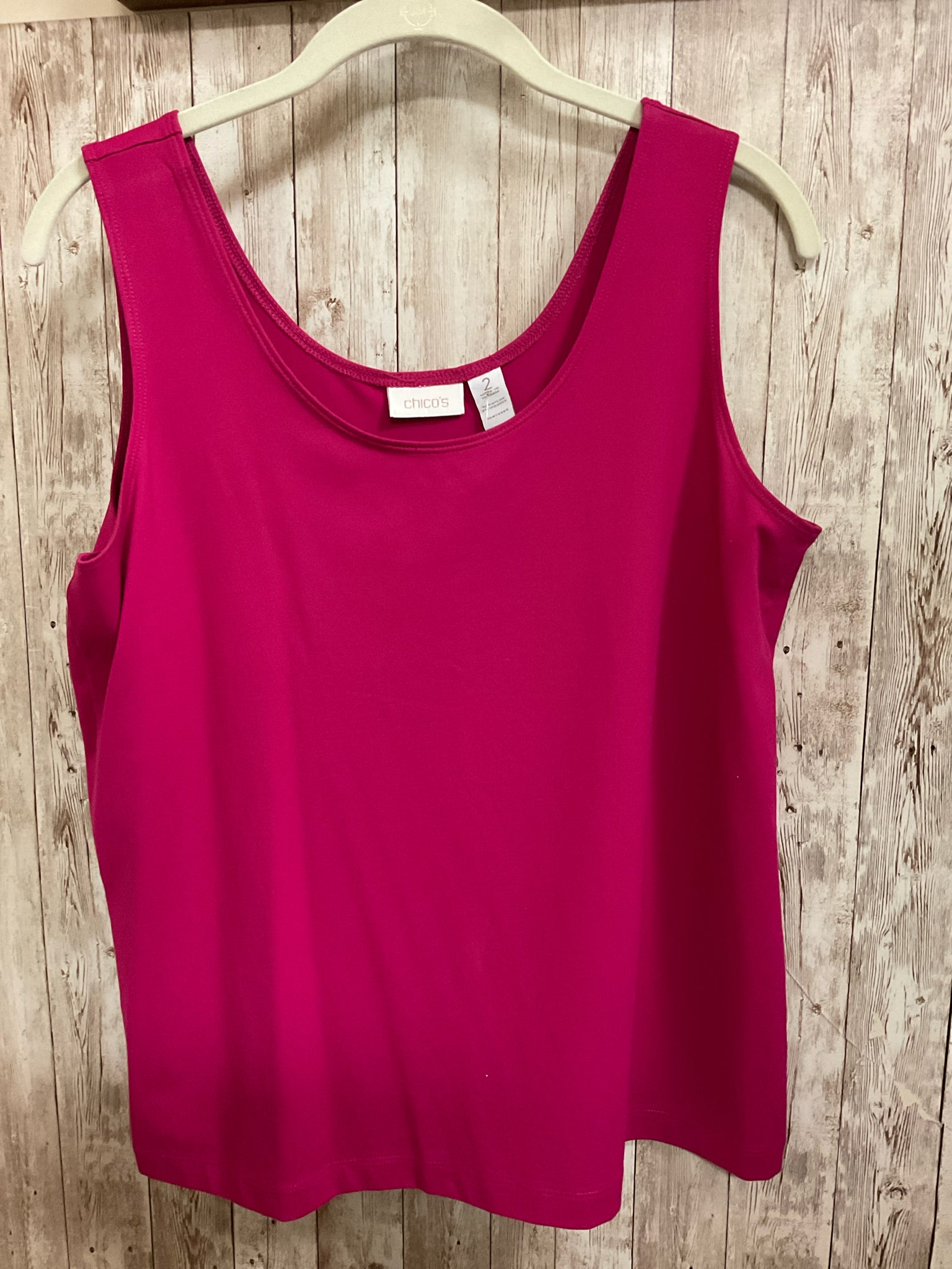 Size L CHICO'S RASPBERRY Tank Top
