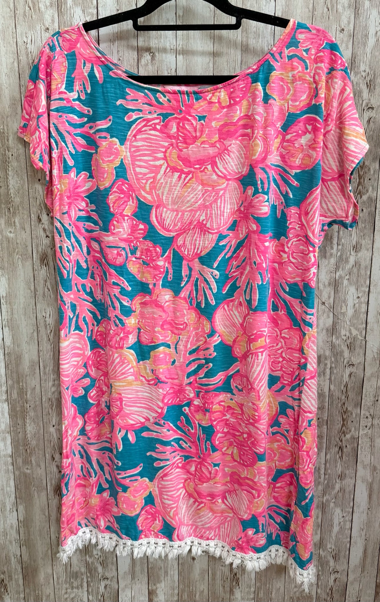 Size M LILLY PULITZER Pink Print Dress