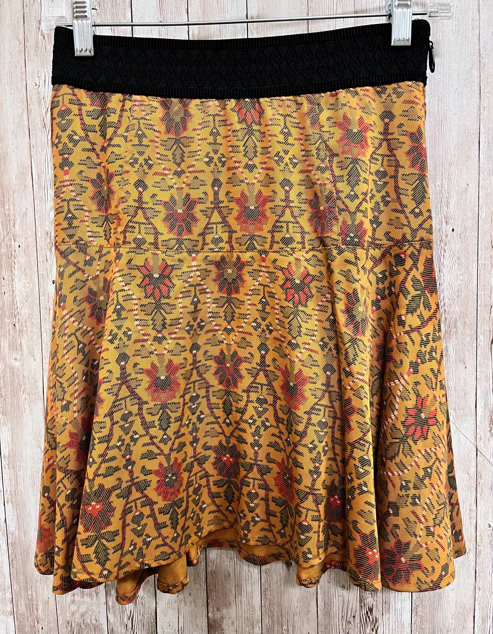 Size 0 HOLDING HORSES CAMEL PRINT Skirt