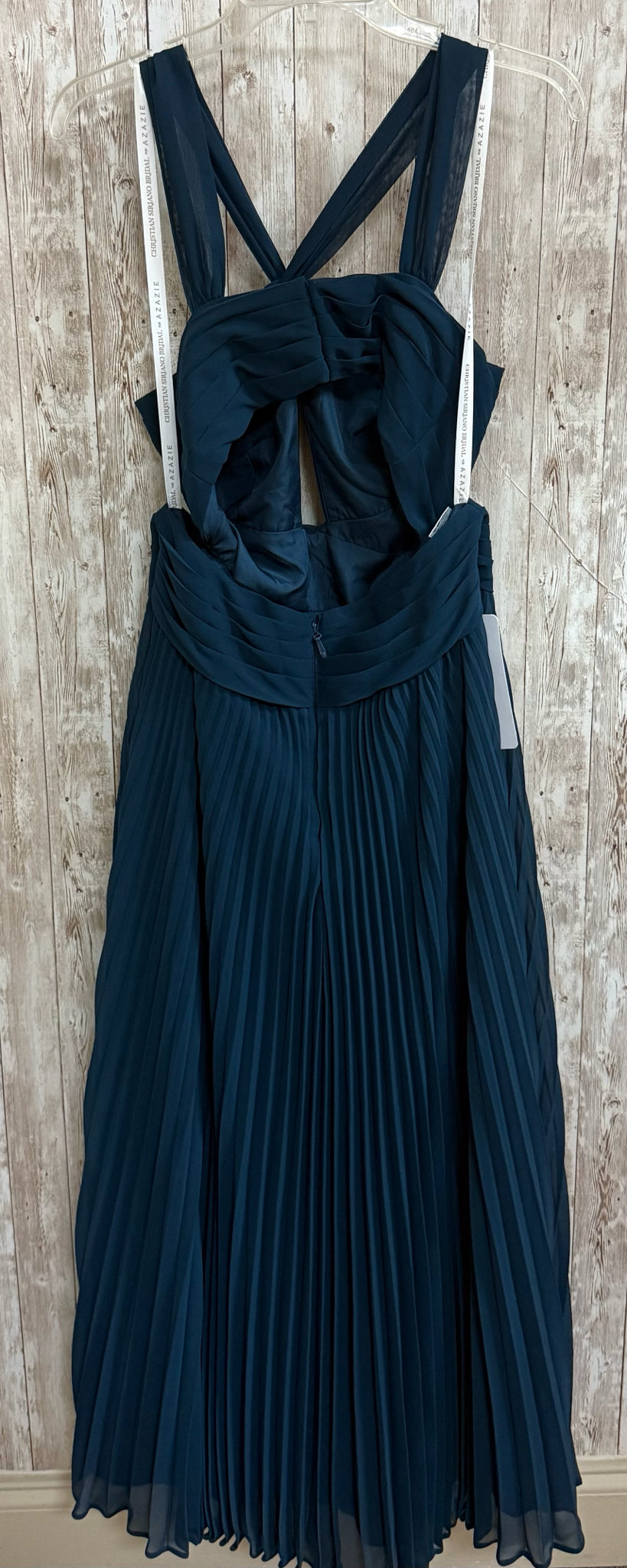 Size 8 CHRISTIAN SIRIANO Navy Dress