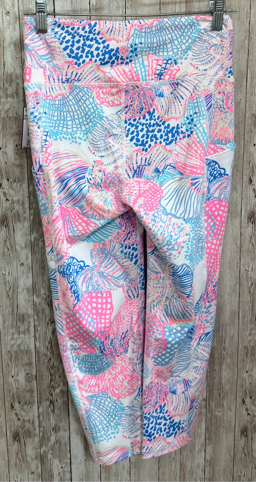 Size M LILLY PULITZER PINK AND BLUE Leggings