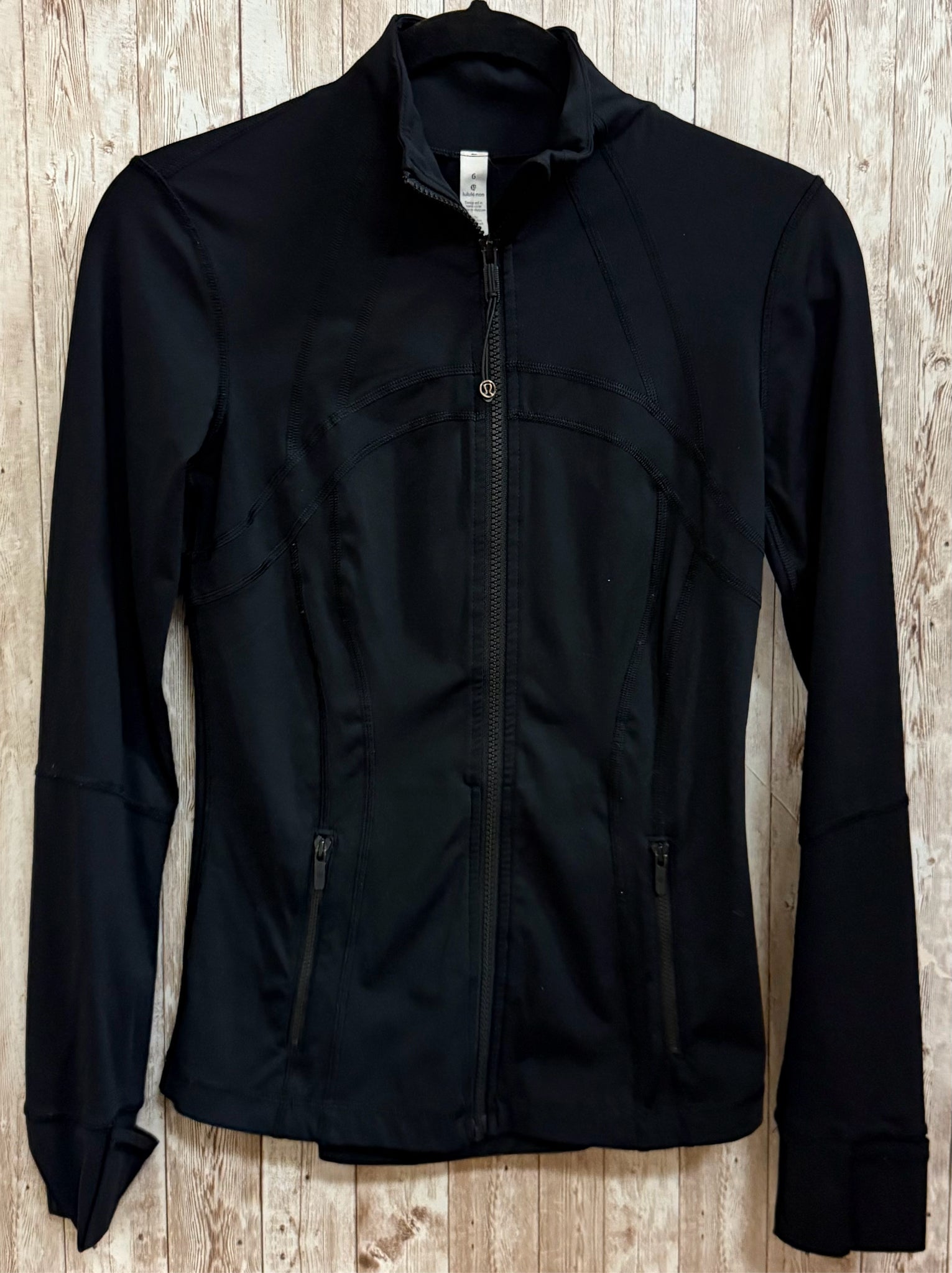 Size 6 LULULEMON Black Jacket