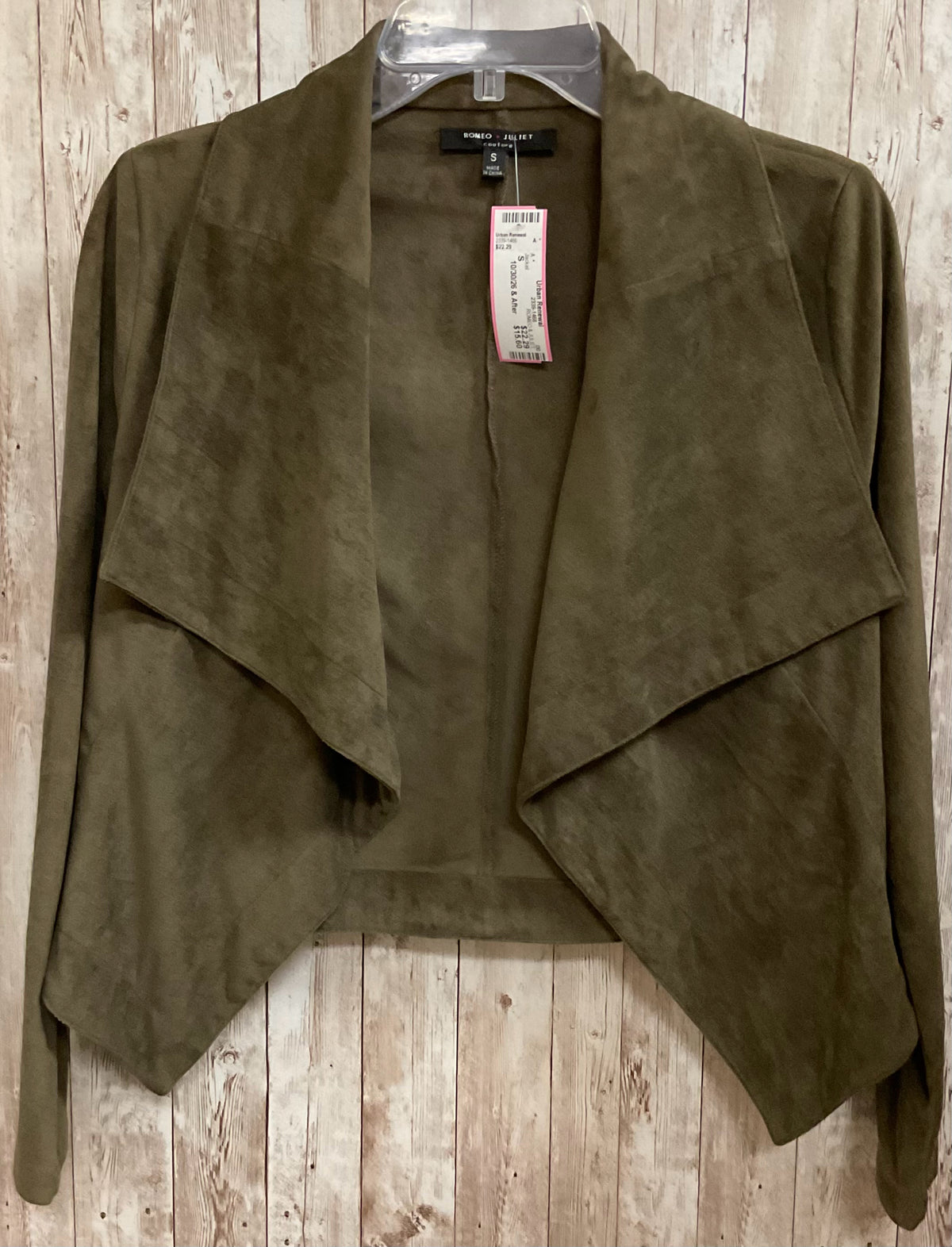 Size S ROMEO & JULIET Olive Jacket