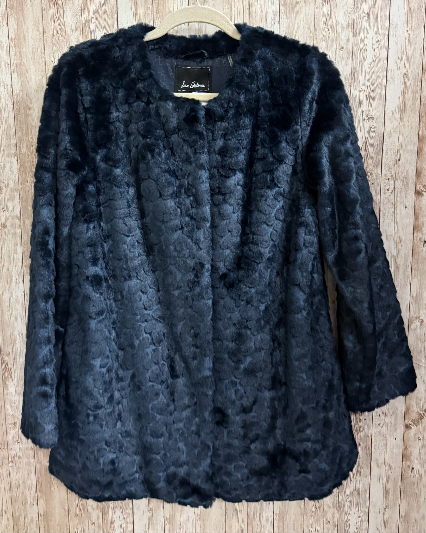 SAM EDELMAN Navy Coat