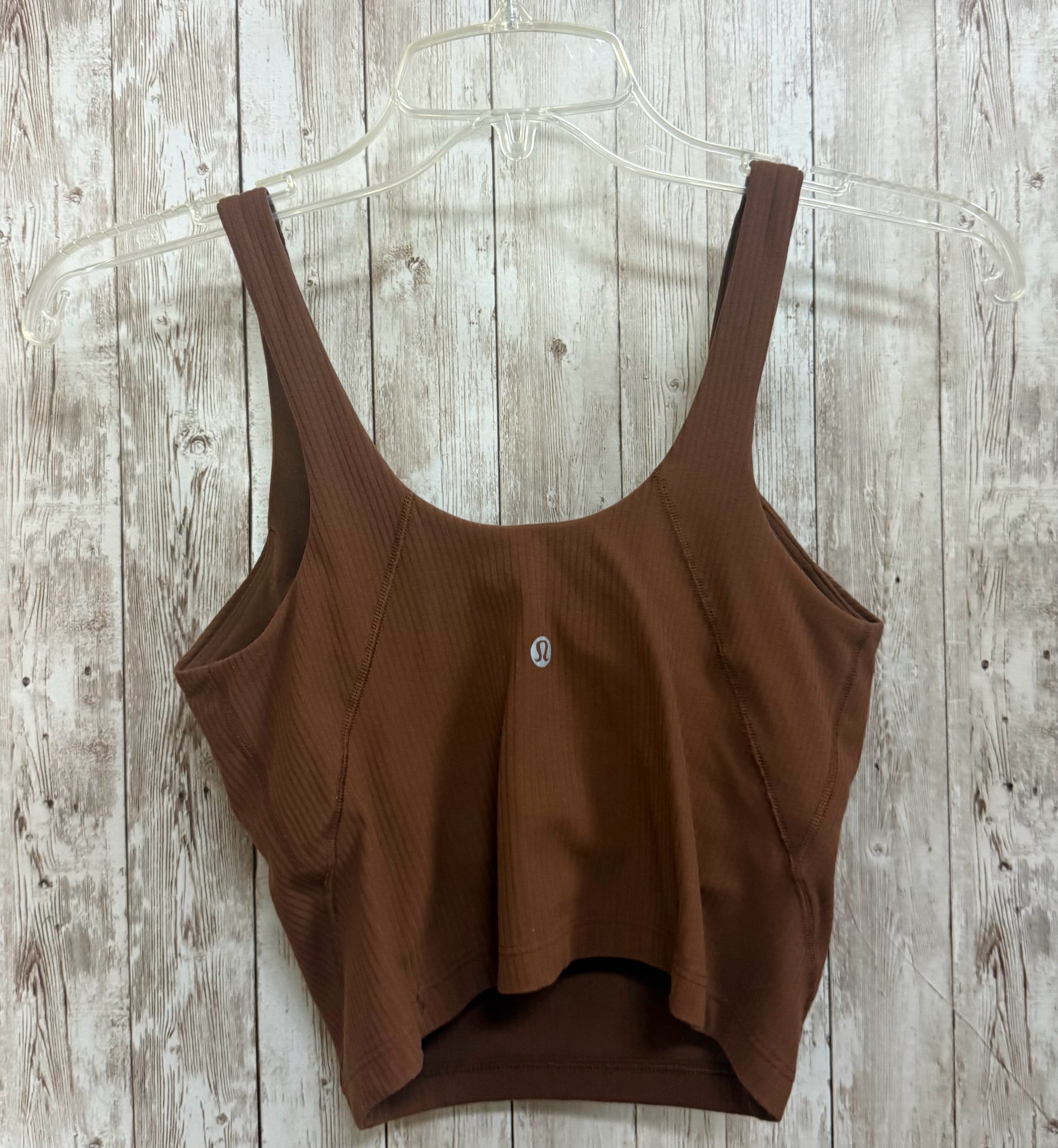Size 4 LULULEMON Brown Top