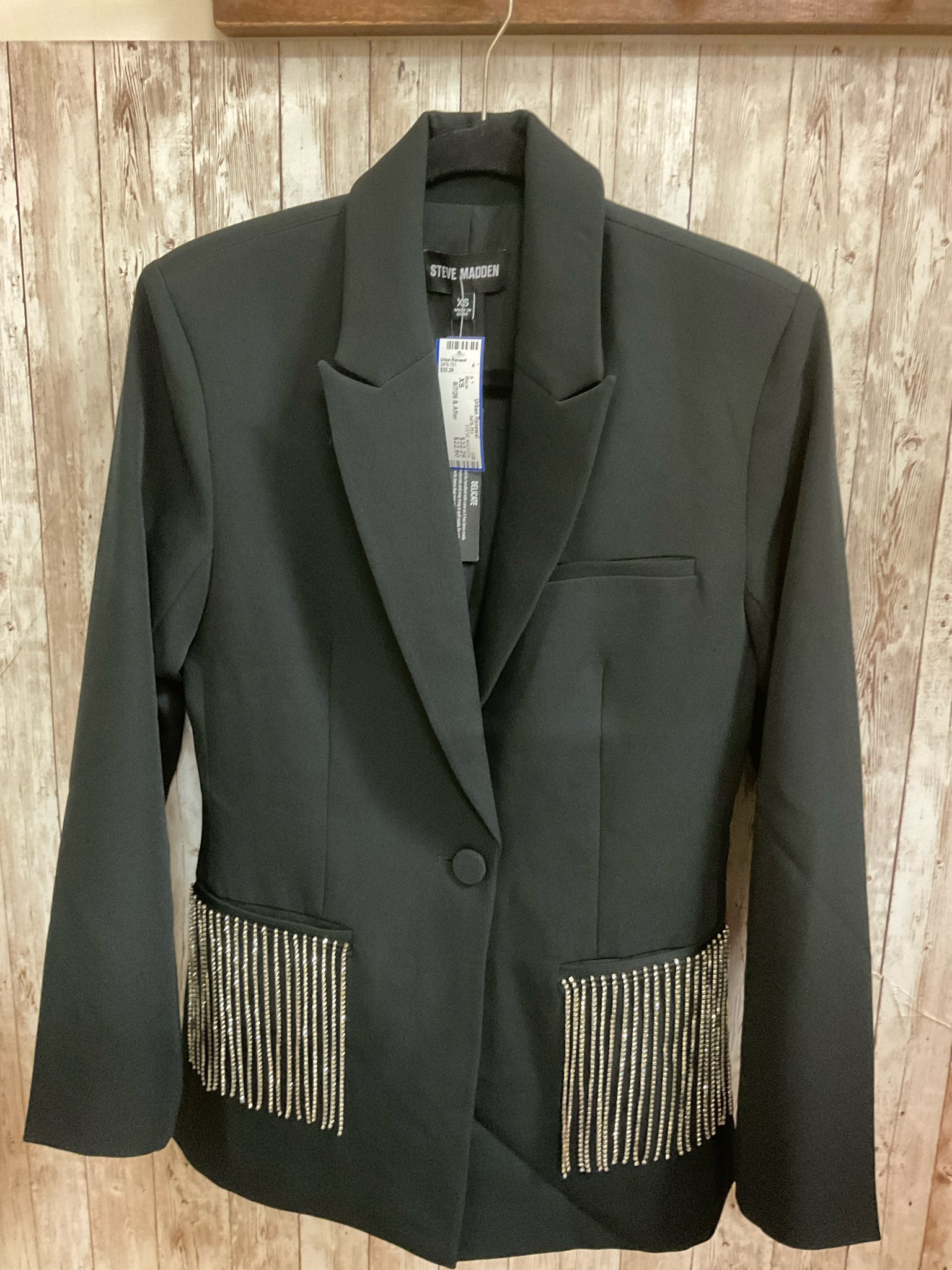 Size XS STEVE MADDEN Black Blazer
